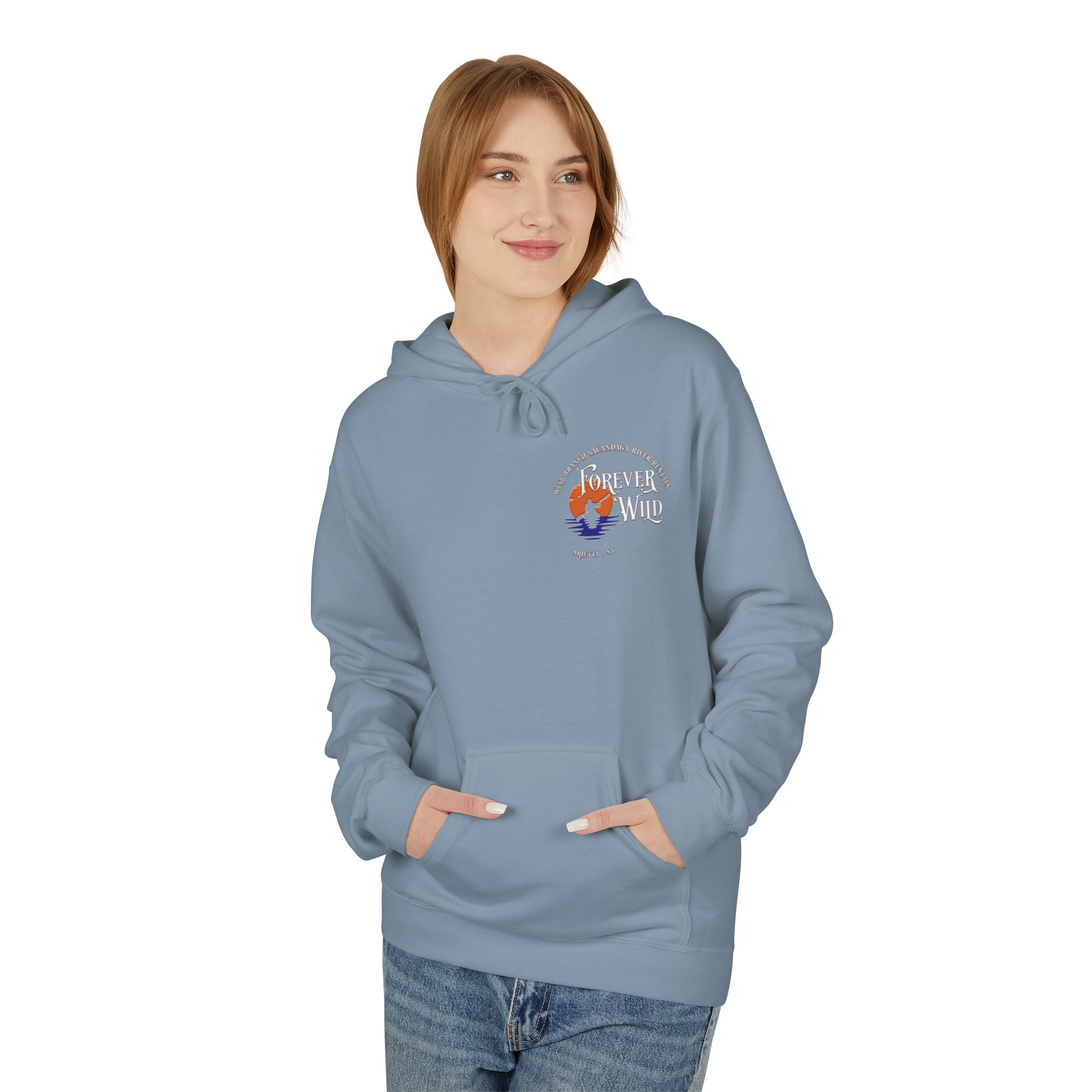 Forever Wild Tavern Adirondack Hoodie — Summer Logo