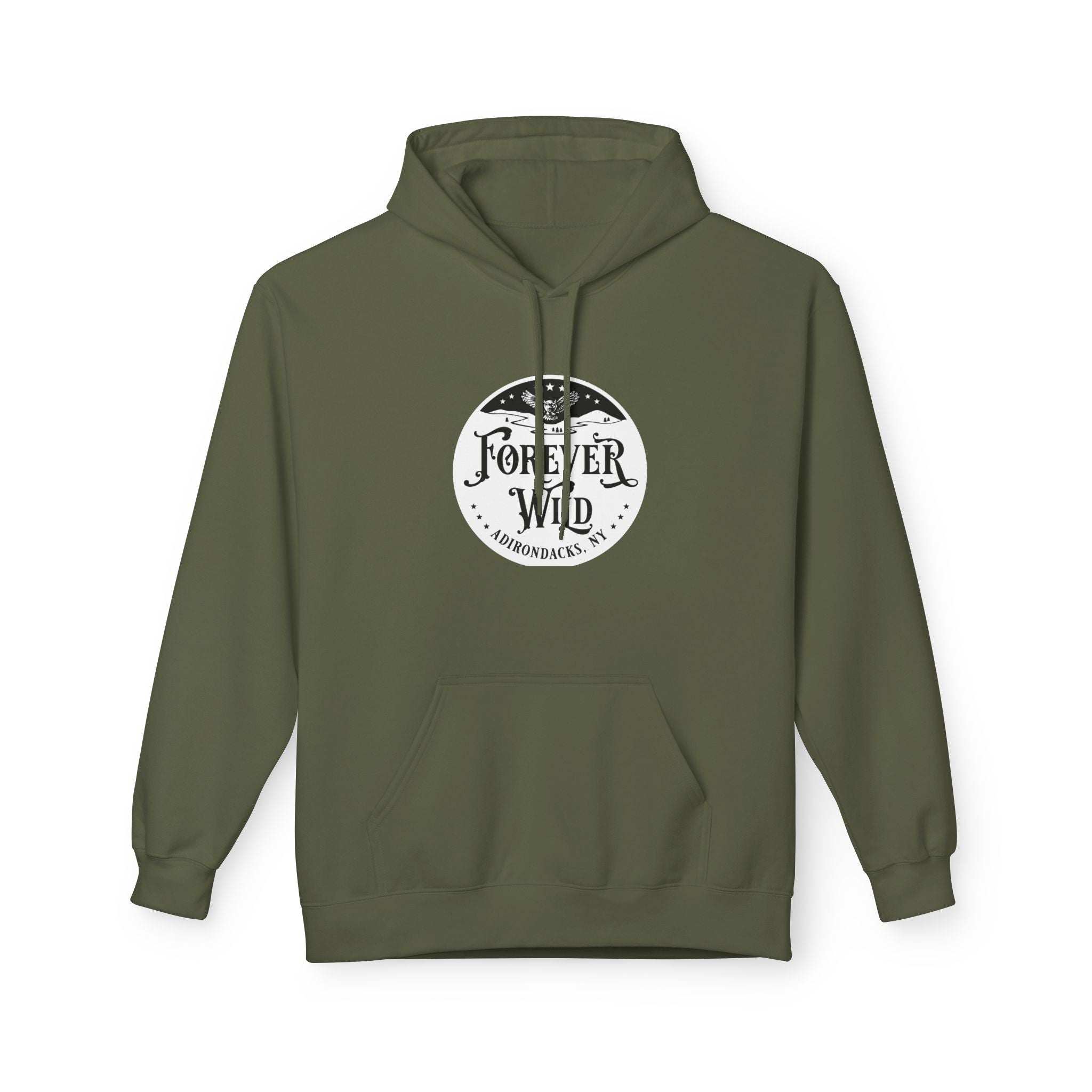 Hoodie — "Forever Wild" Adirondack Park Edition (Front Only!)