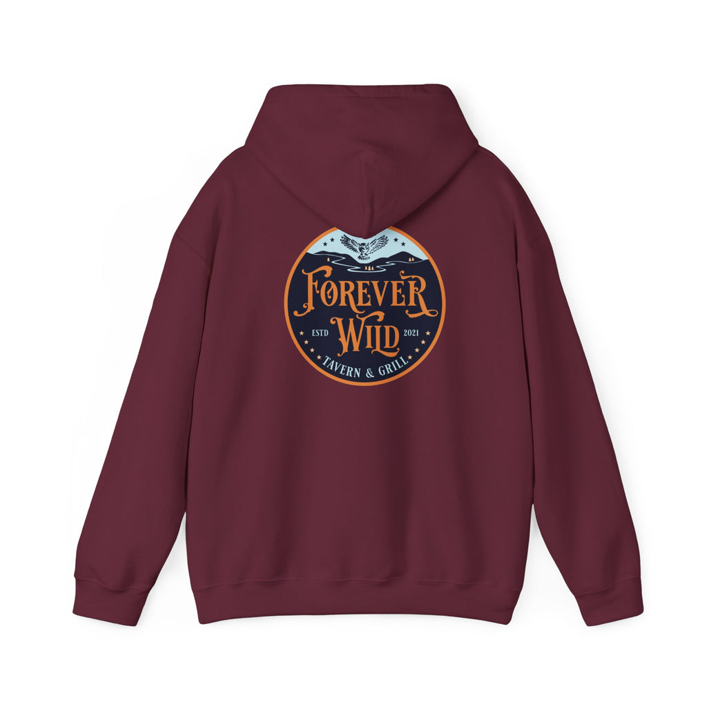 Forever Wild Tavern hoodie | Pullover Sweatshirt, Both Sides