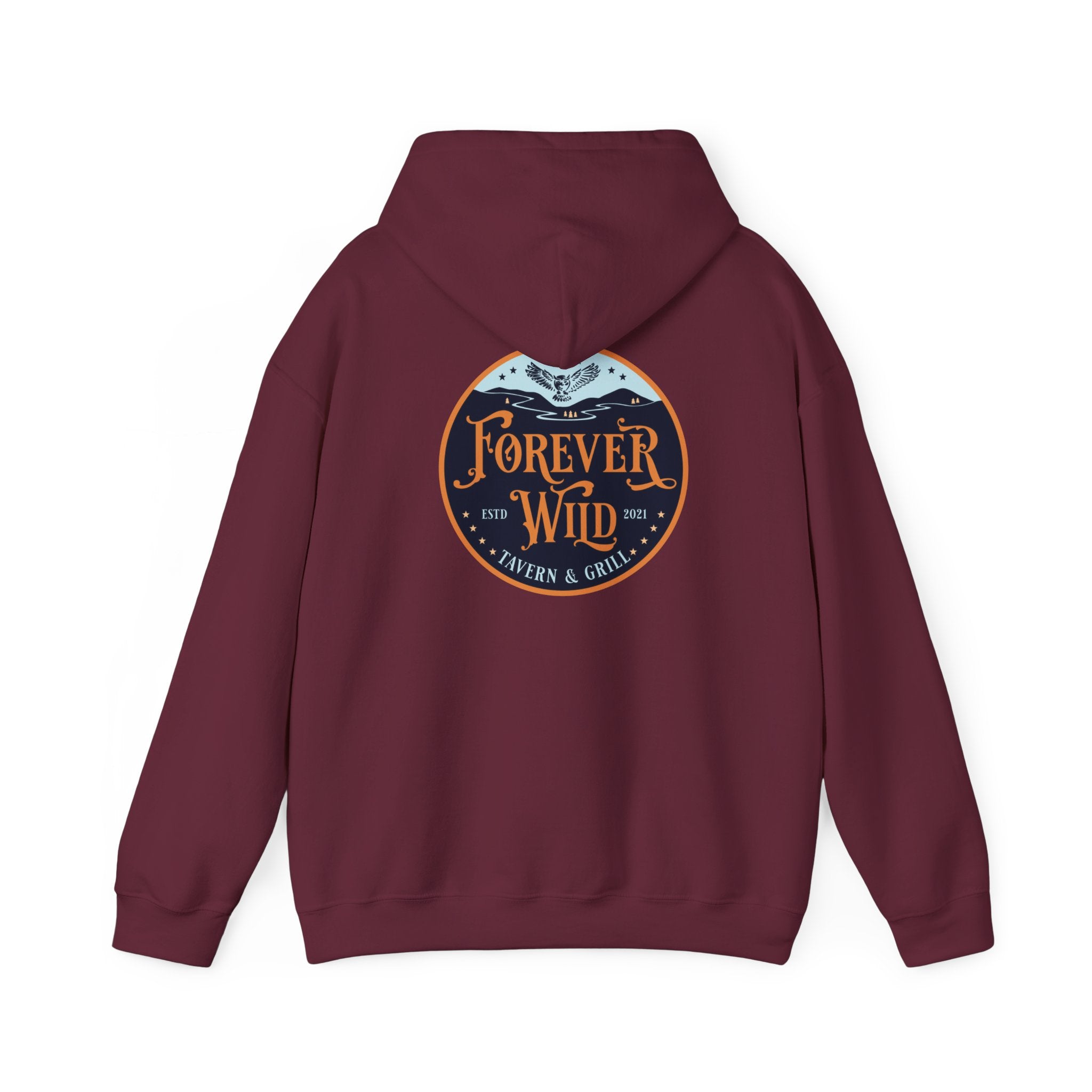 Forever Wild Tavern hoodie | Pullover Sweatshirt, Both Sides
