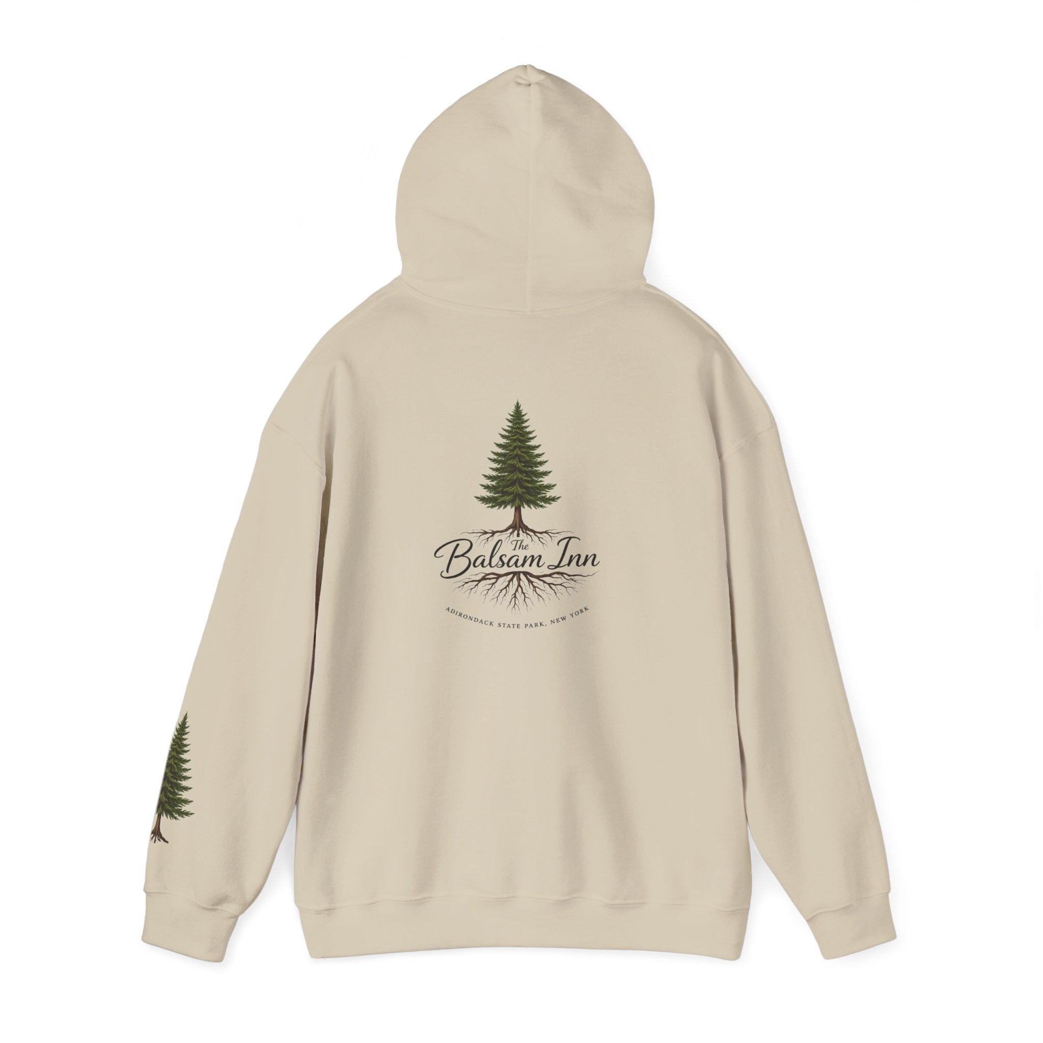 Hoodie - Balsam Inn Pine Tree Hoodie with Roots Logo