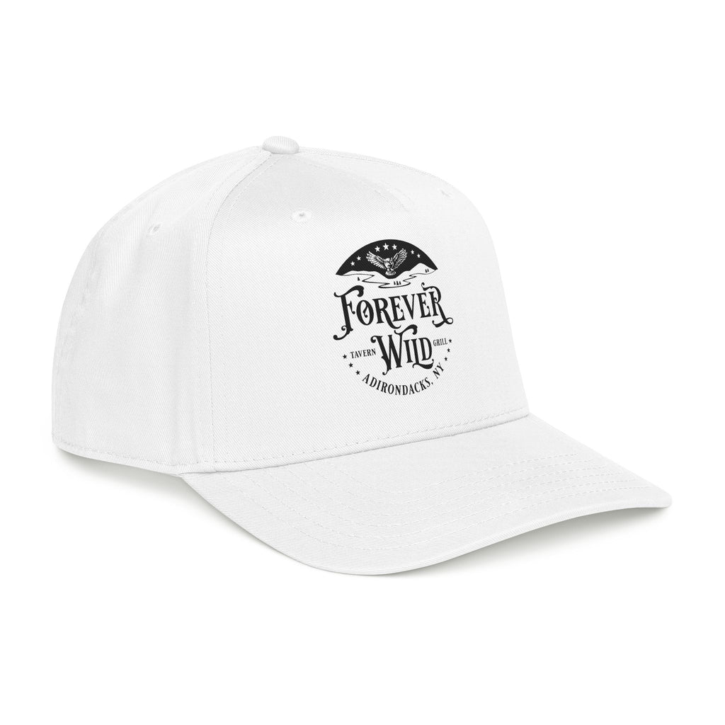 Forever Wild Tavern circle logo Mid Profile Baseball Cap | Outdoor Adventure, Adirondacks emblem