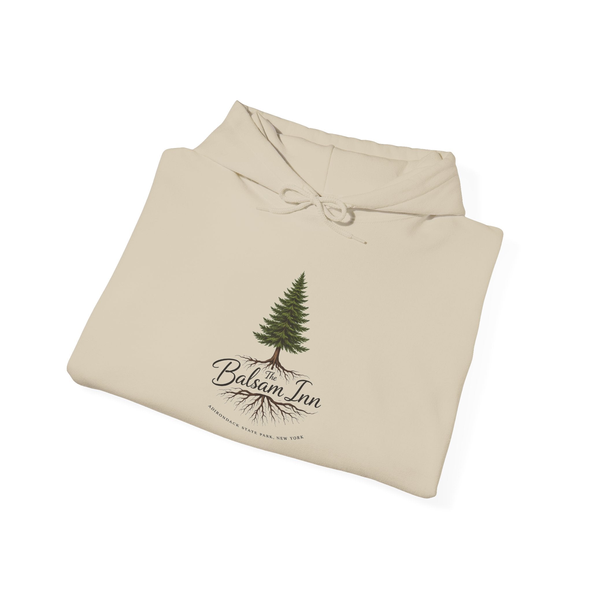 Hoodie - Balsam Inn Pine Tree Hoodie with Roots Logo