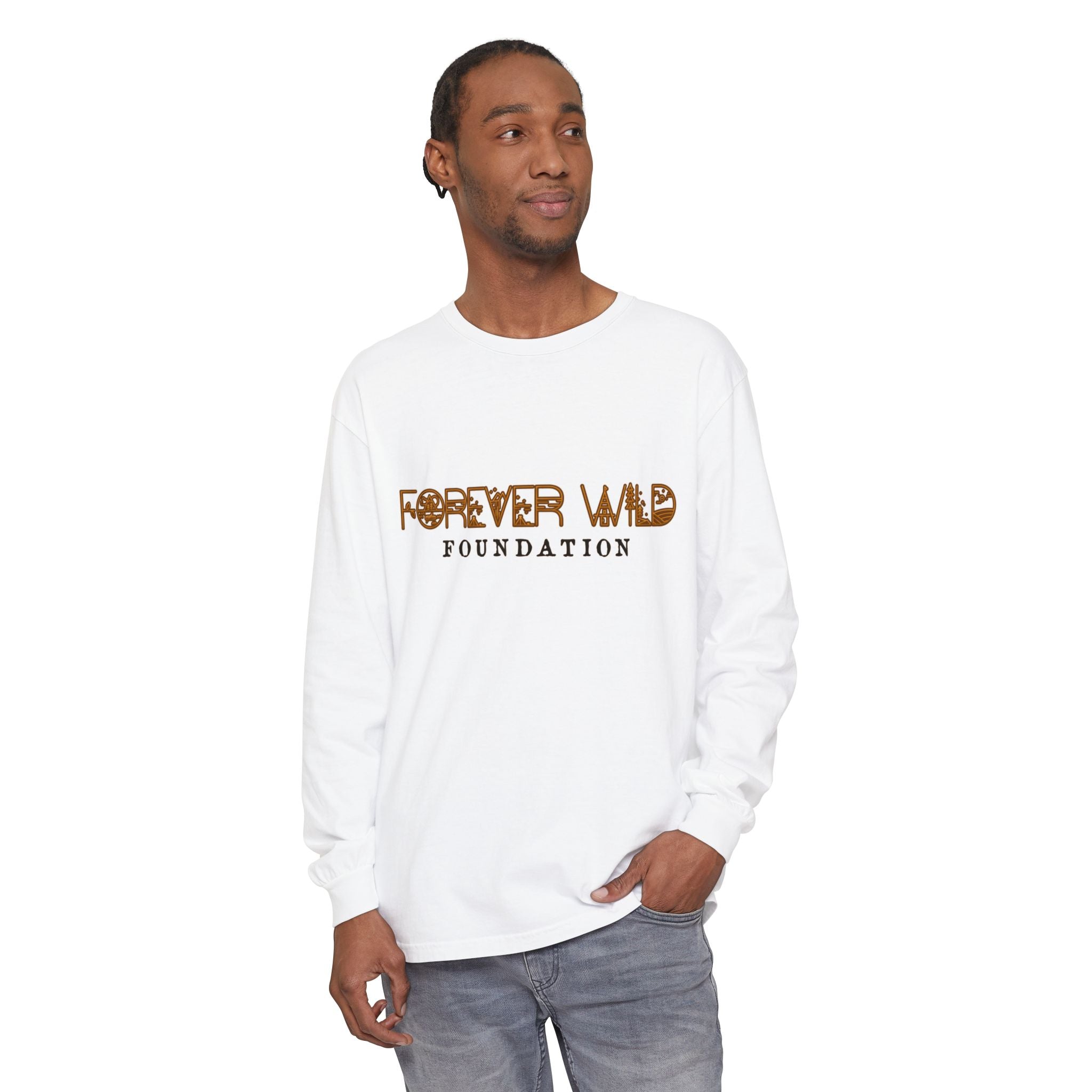 Forever Wild Foundation logo Long Sleeve T-Shirt | Nature Conservation