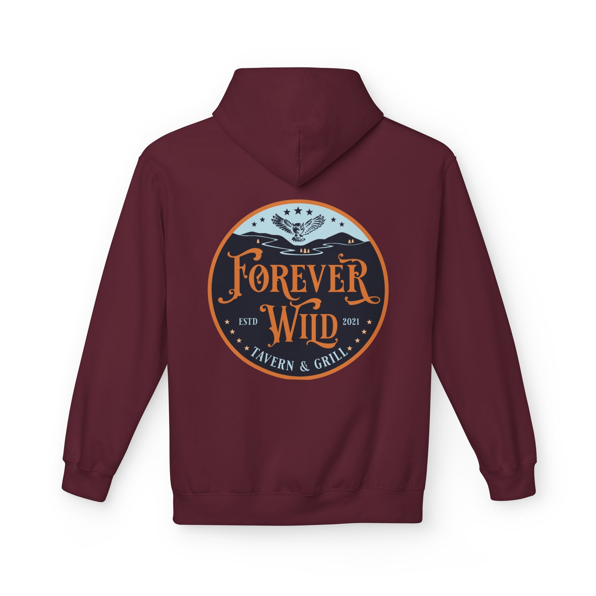 Forever Wild Tavern  | Vintage badge logo sweatshirt.