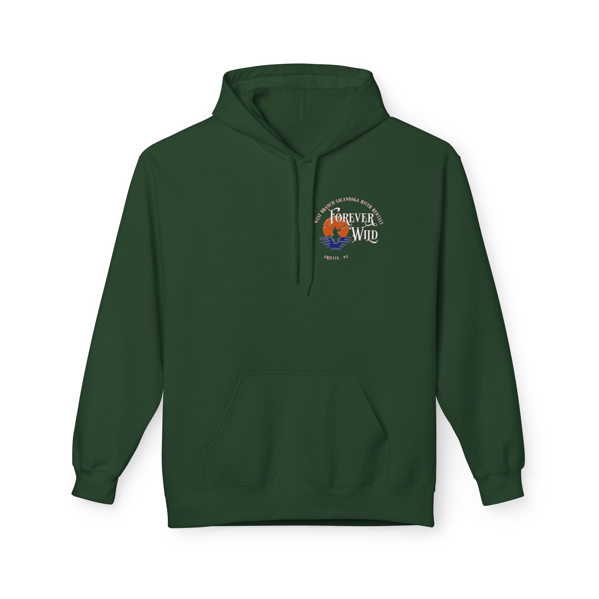 Forever Wild Tavern Adirondack Hoodie — Summer Logo