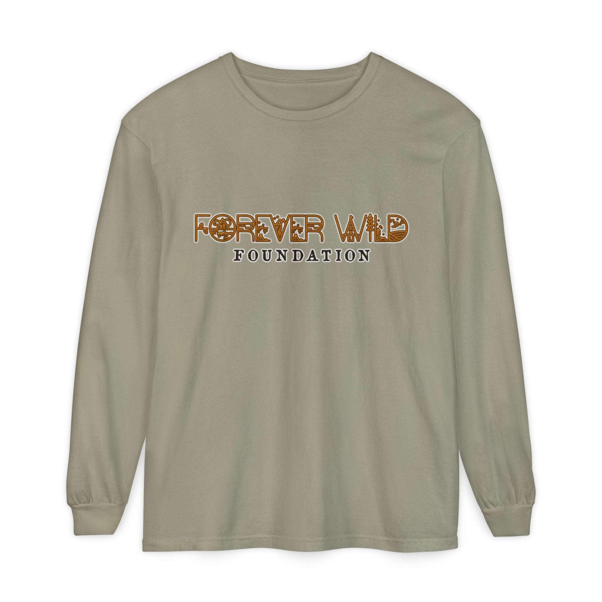 Forever Wild Foundation logo Long Sleeve T-Shirt | Nature Conservation