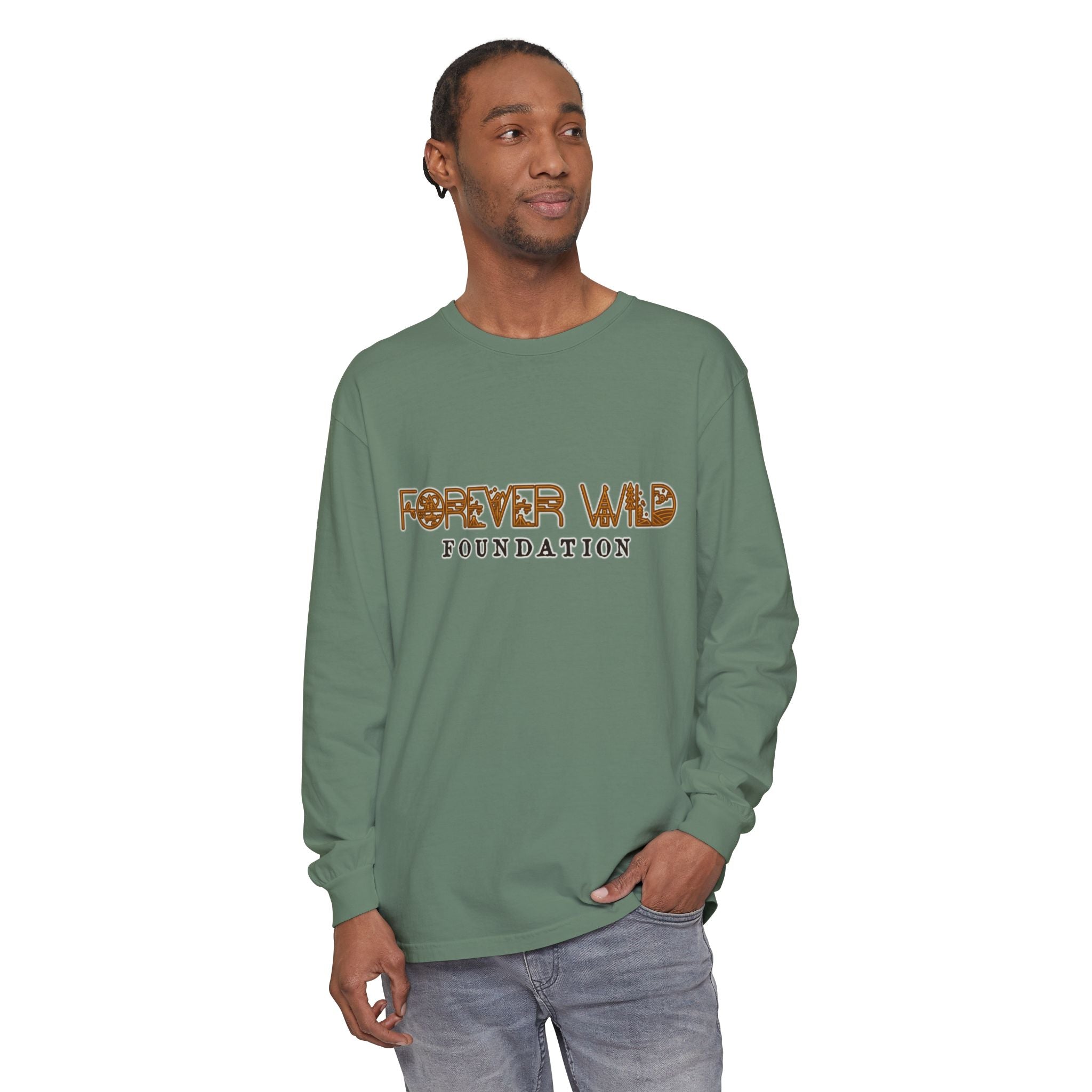 Forever Wild Foundation logo Long Sleeve T-Shirt | Nature Conservation