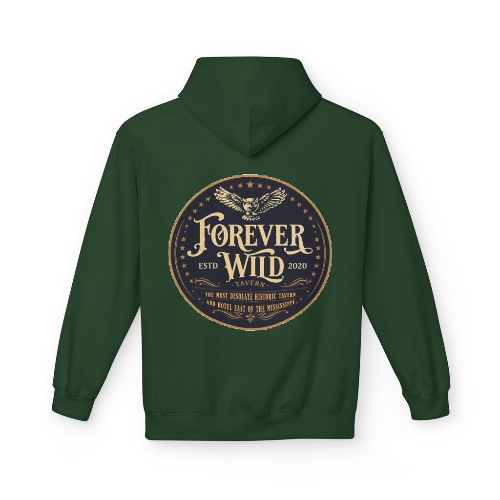 Forever Wild Tavern Hoodie — Historic Logo Large Front Logo