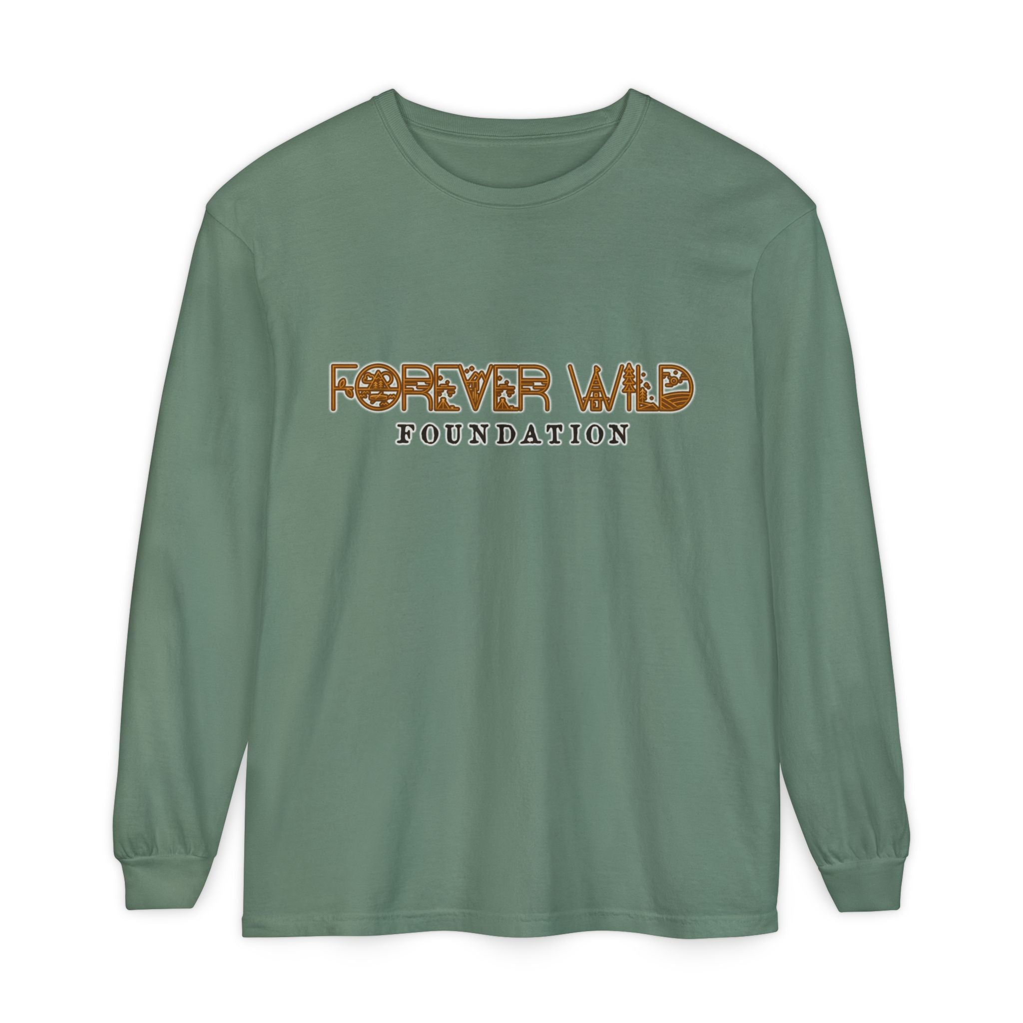 Forever Wild Foundation logo Long Sleeve T-Shirt | Nature Conservation