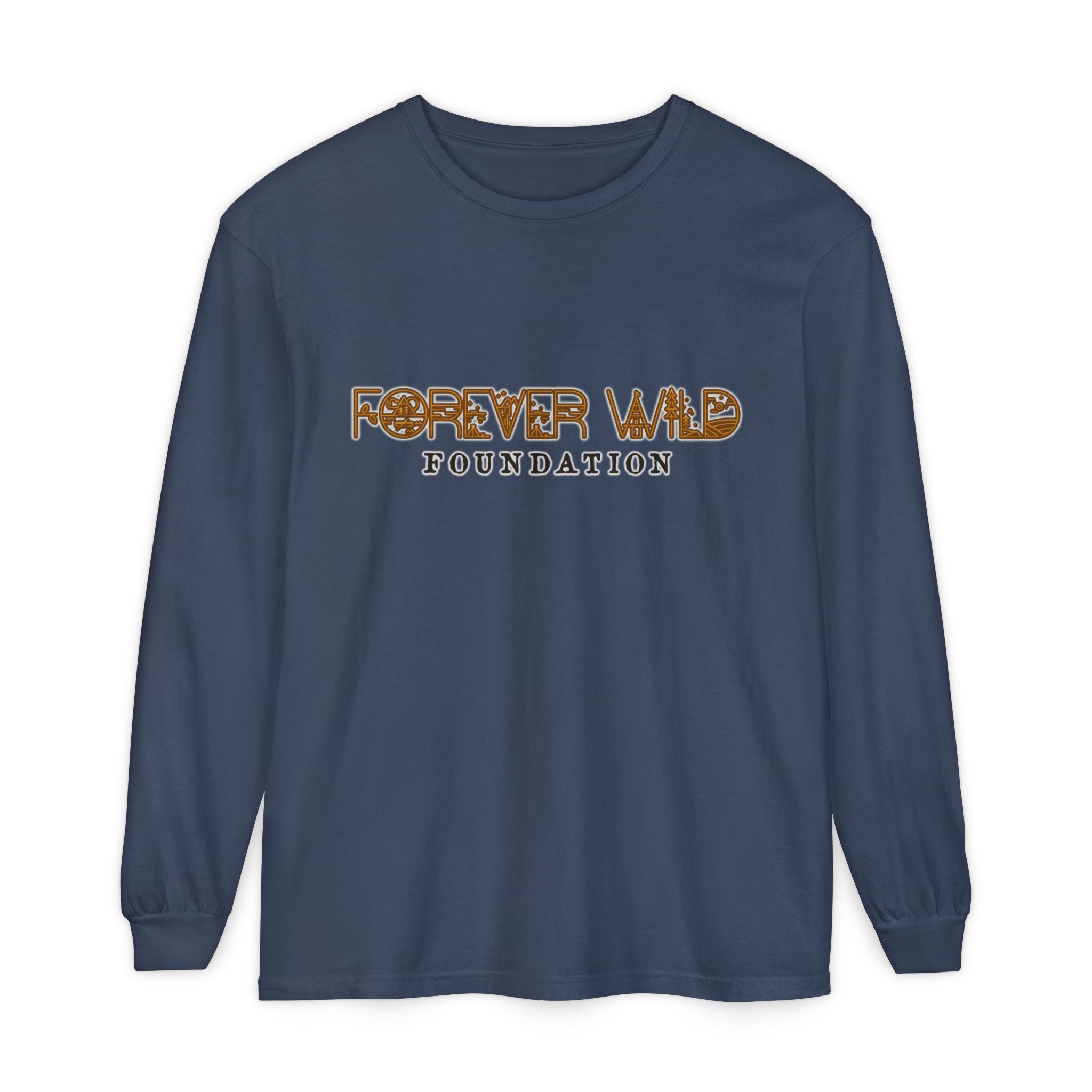 Forever Wild Foundation logo Long Sleeve T-Shirt | Nature Conservation
