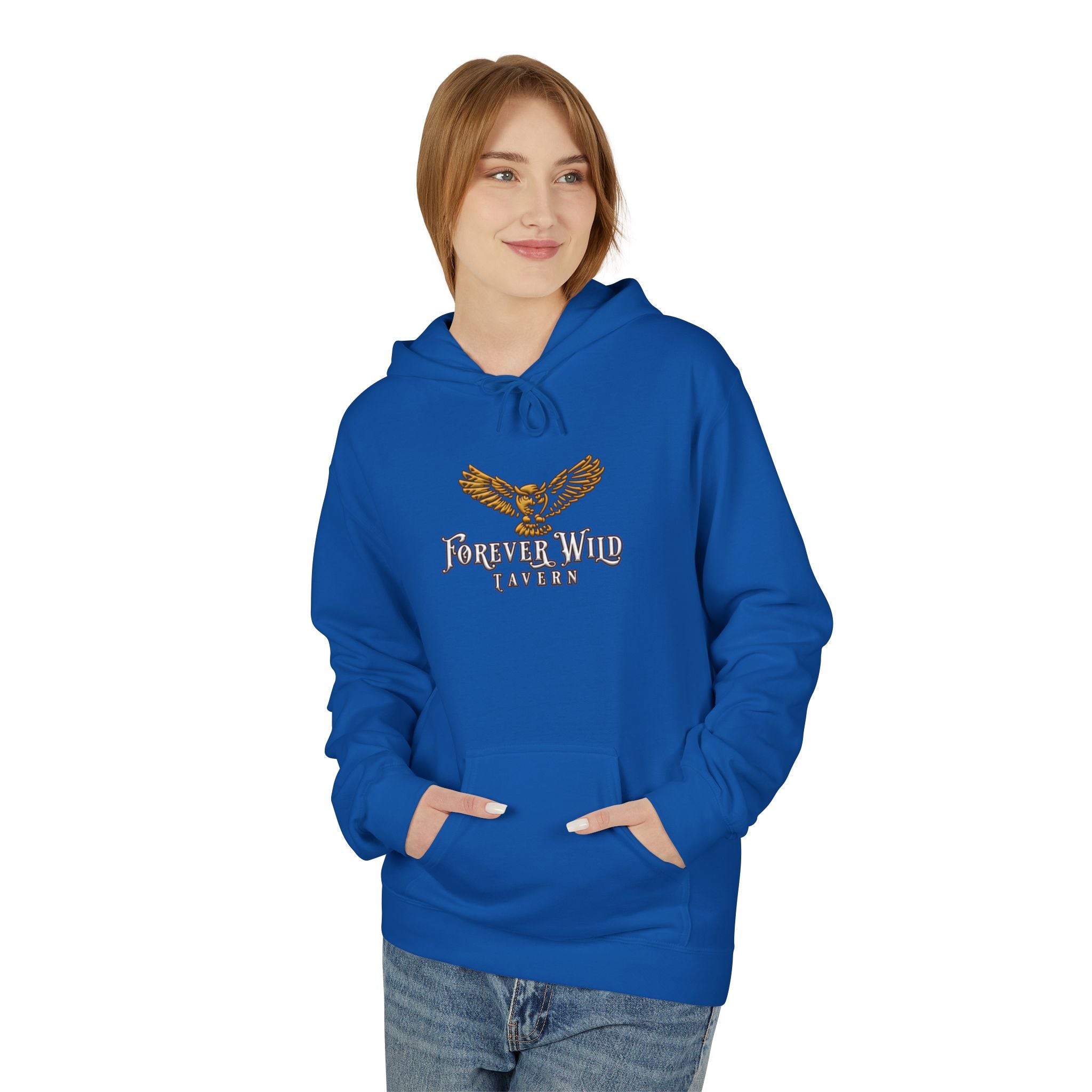 Forever Wild Tavern Hoodie — Historic Logo Large Front Logo