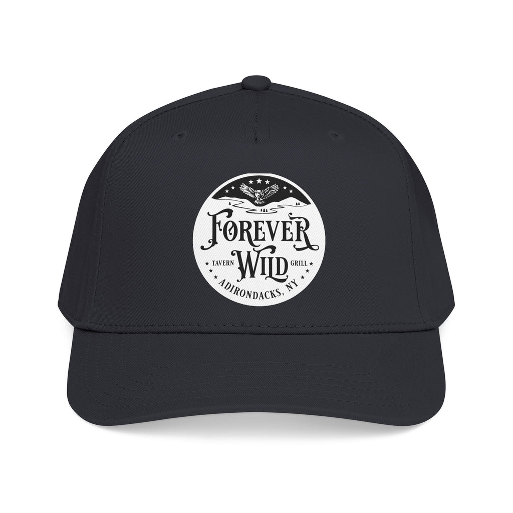 Forever Wild Tavern circle logo Mid Profile Baseball Cap | Outdoor Adventure, Adirondacks emblem