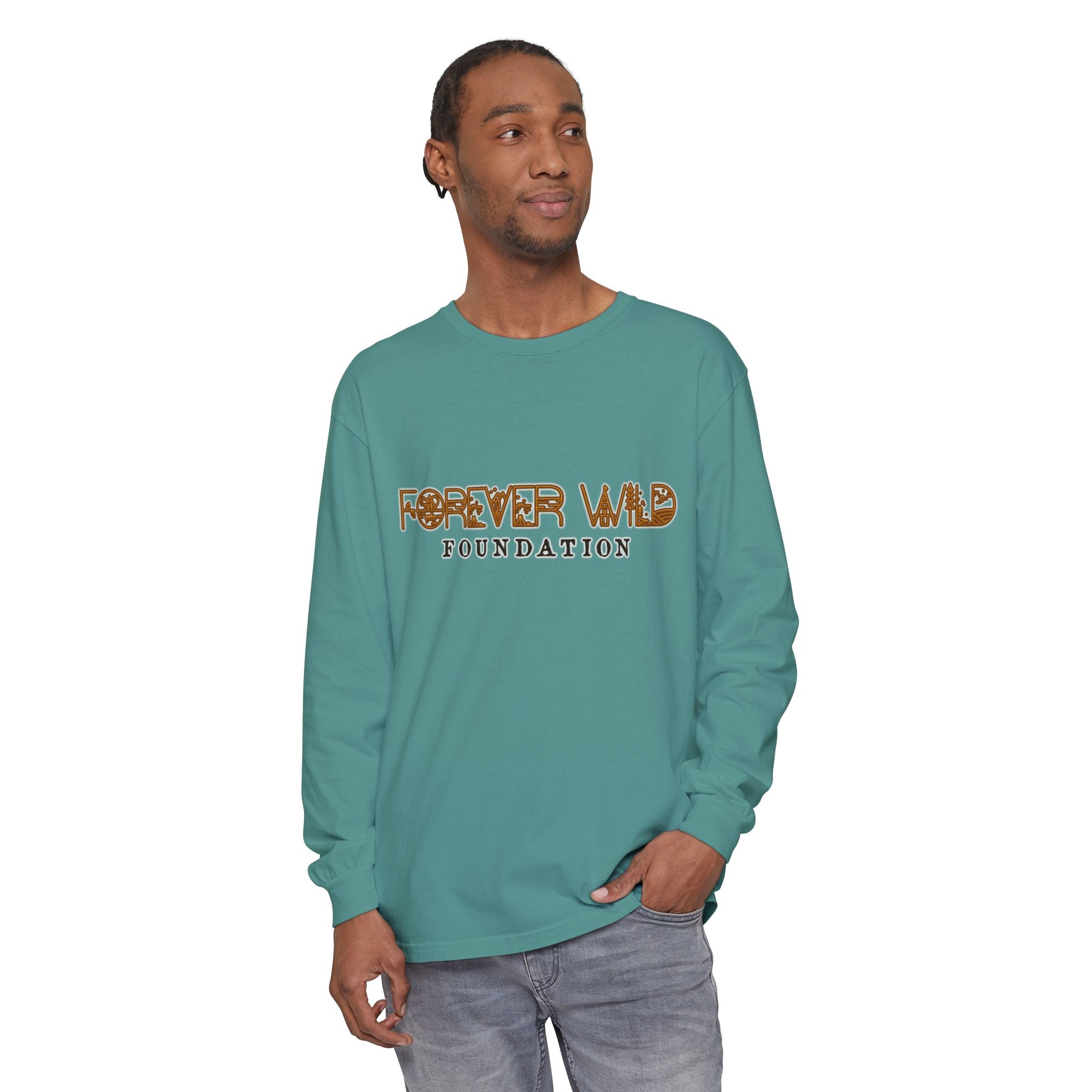 Forever Wild Foundation logo Long Sleeve T-Shirt | Nature Conservation