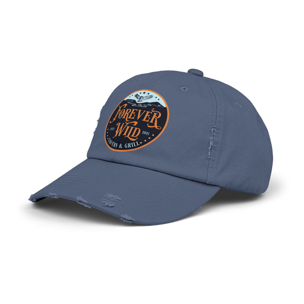 Unisex Distressed Cap Forever Wild Tavern