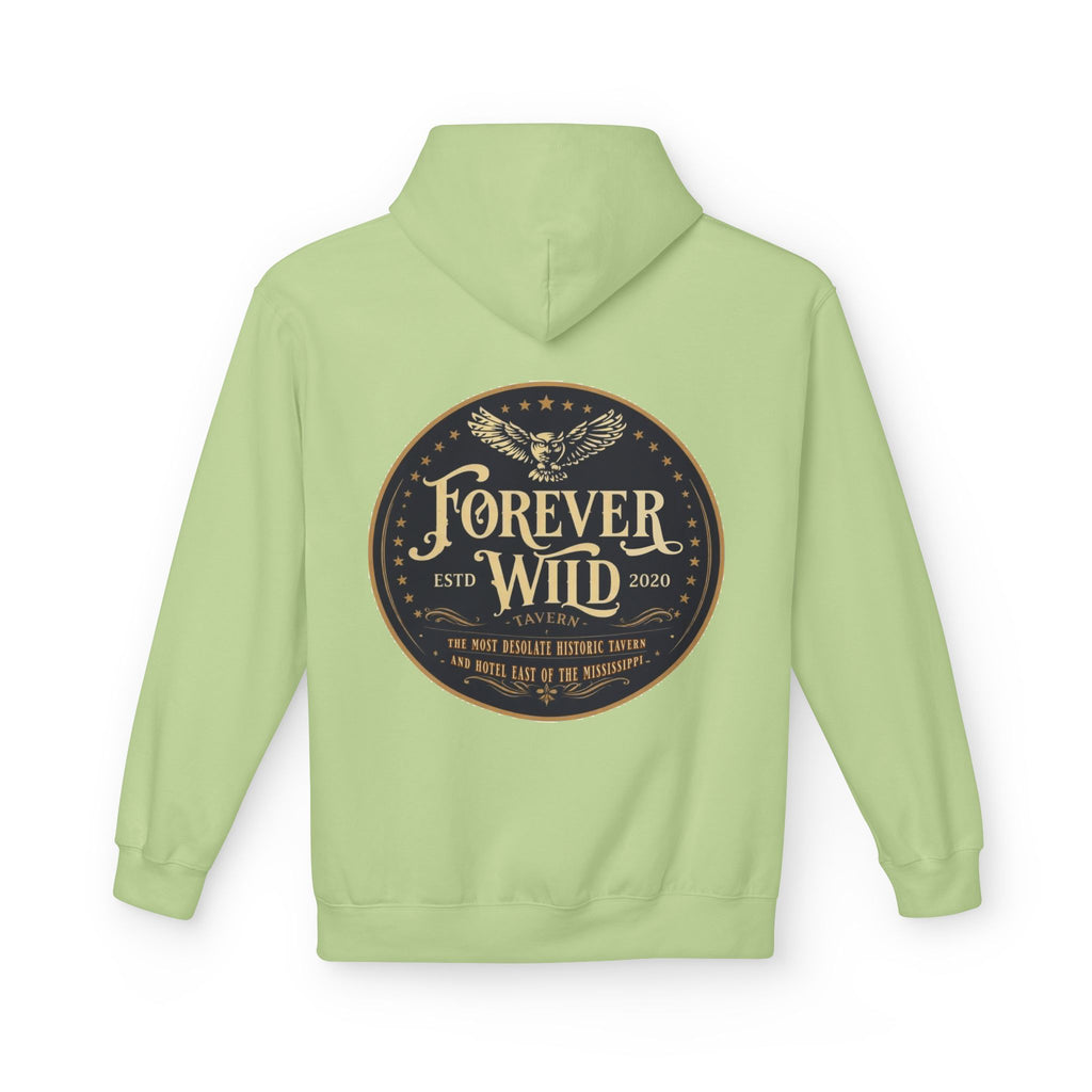 Forever Wild Tavern Hoodie — Historic Logo Large Front Logo