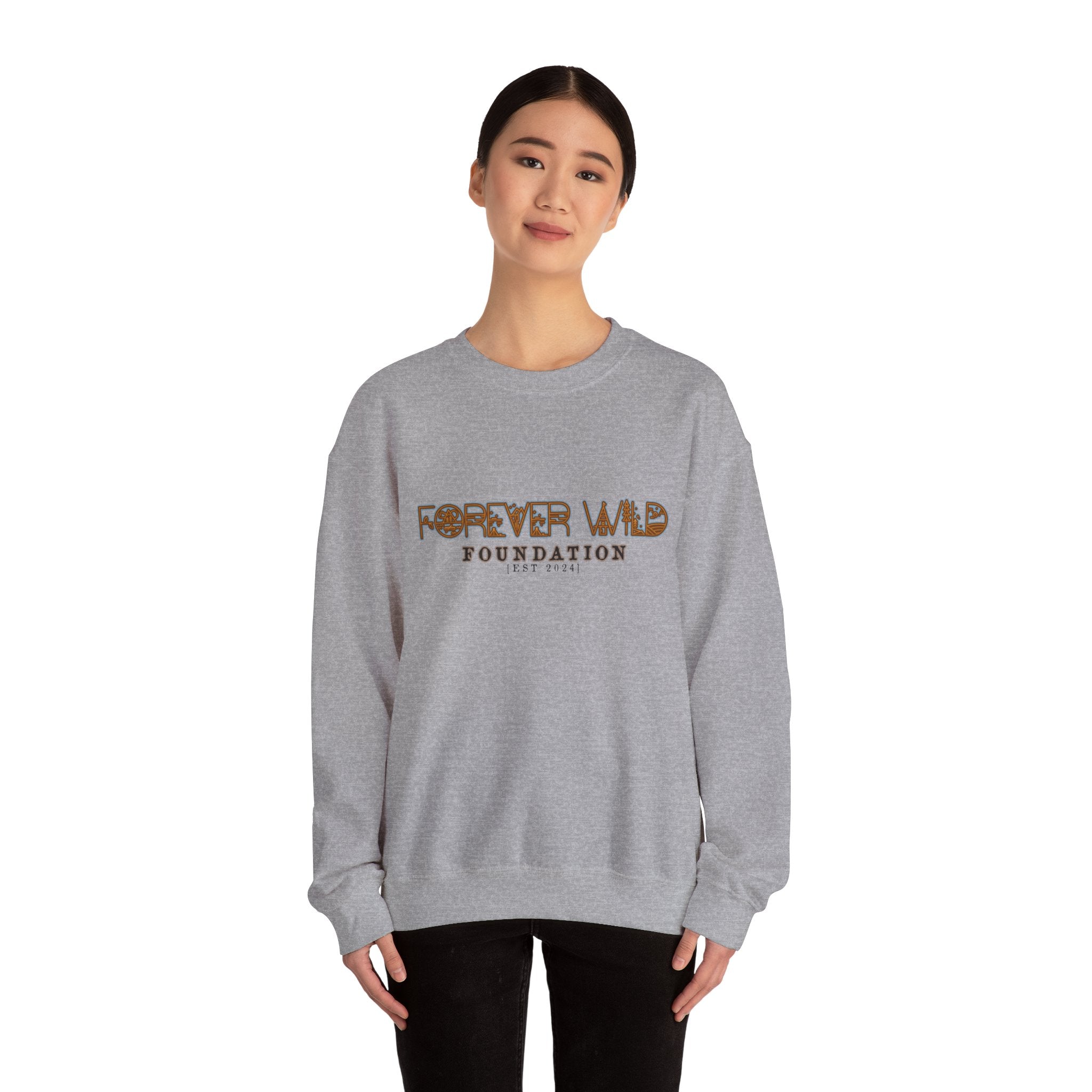 Forever Wild Foundation text sweatshirt | Crewneck Sweatshirt