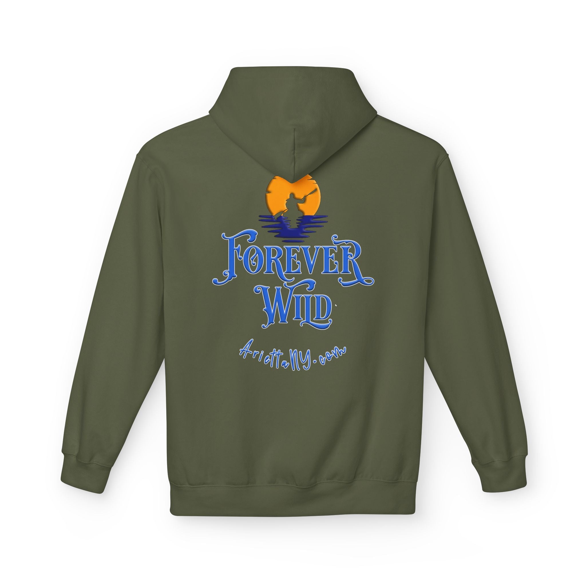 Forever Wild Tavern Adirondack Hoodie — Summer Logo