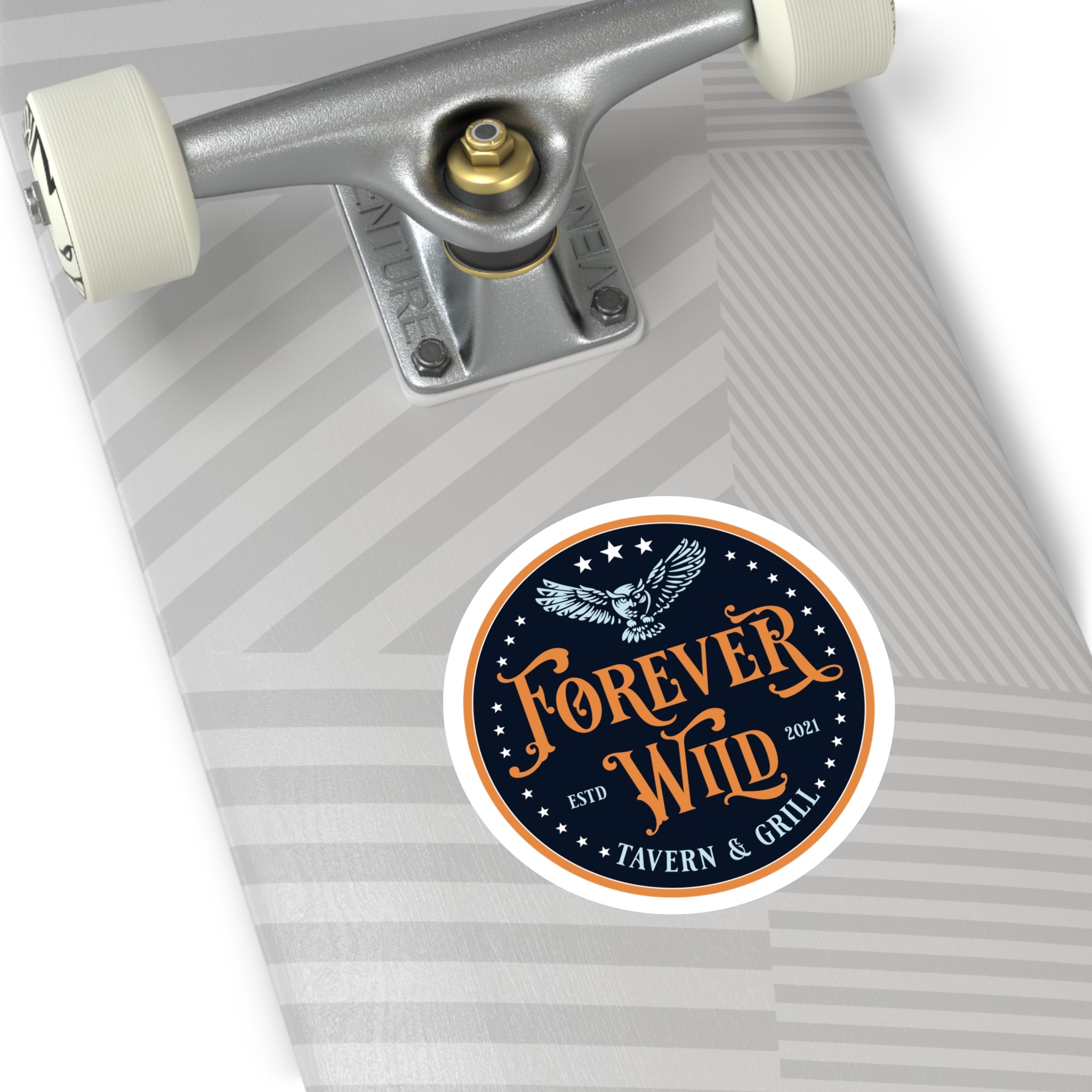 Forever Wild Round Stickers, Indoor\Outdoor