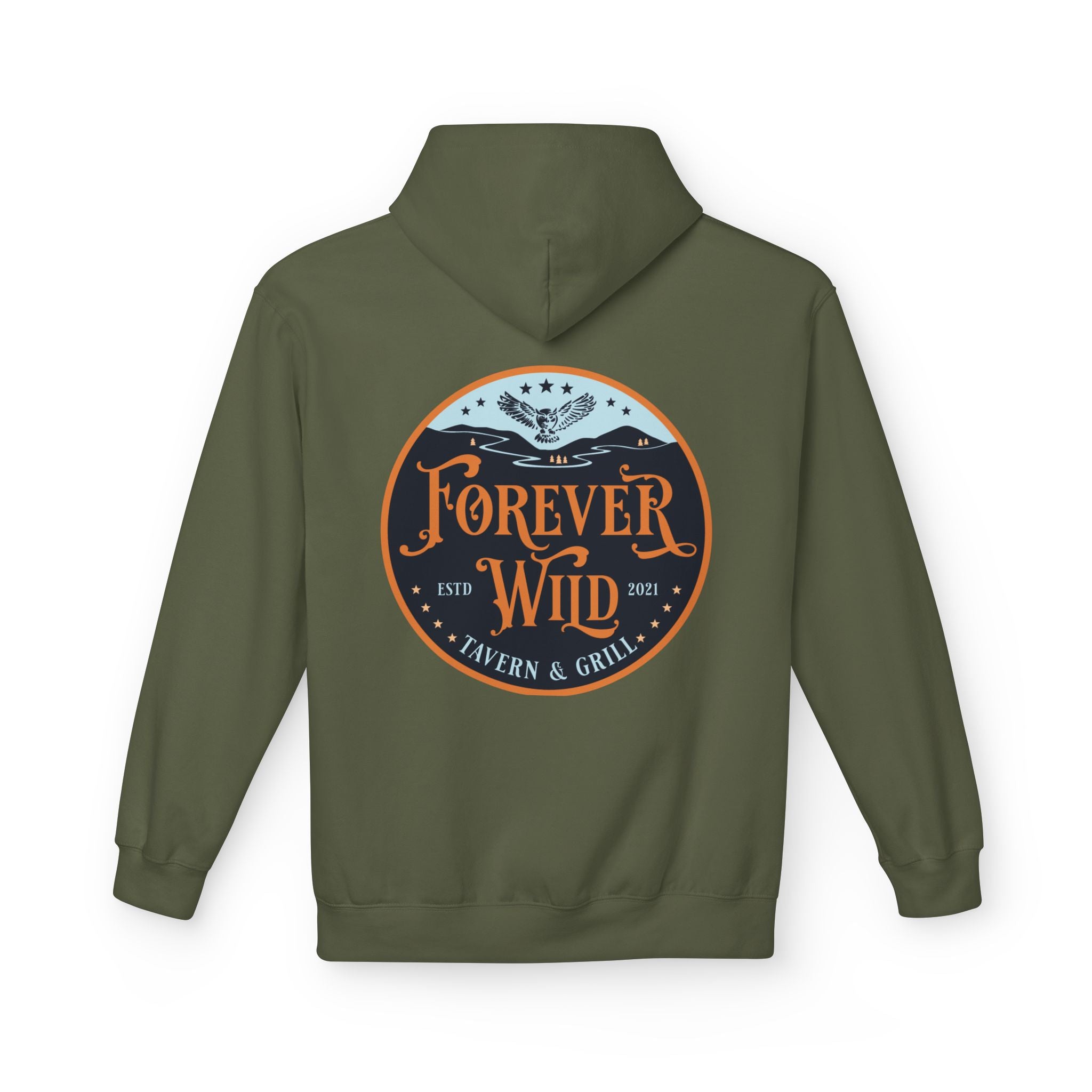 Forever Wild Tavern  | Vintage badge logo sweatshirt.