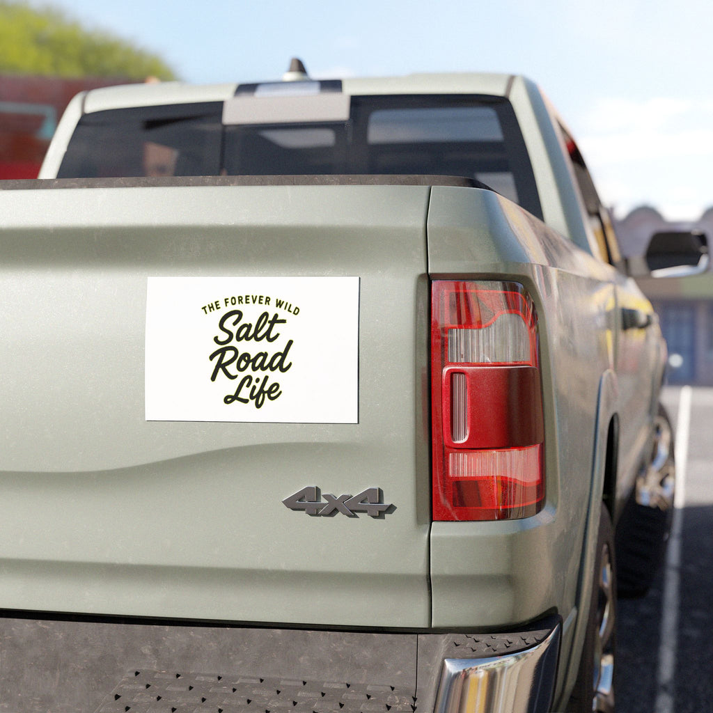 Salt Road Life Car Magnet — "The Forever Wild" Outdoor Adventure Decal