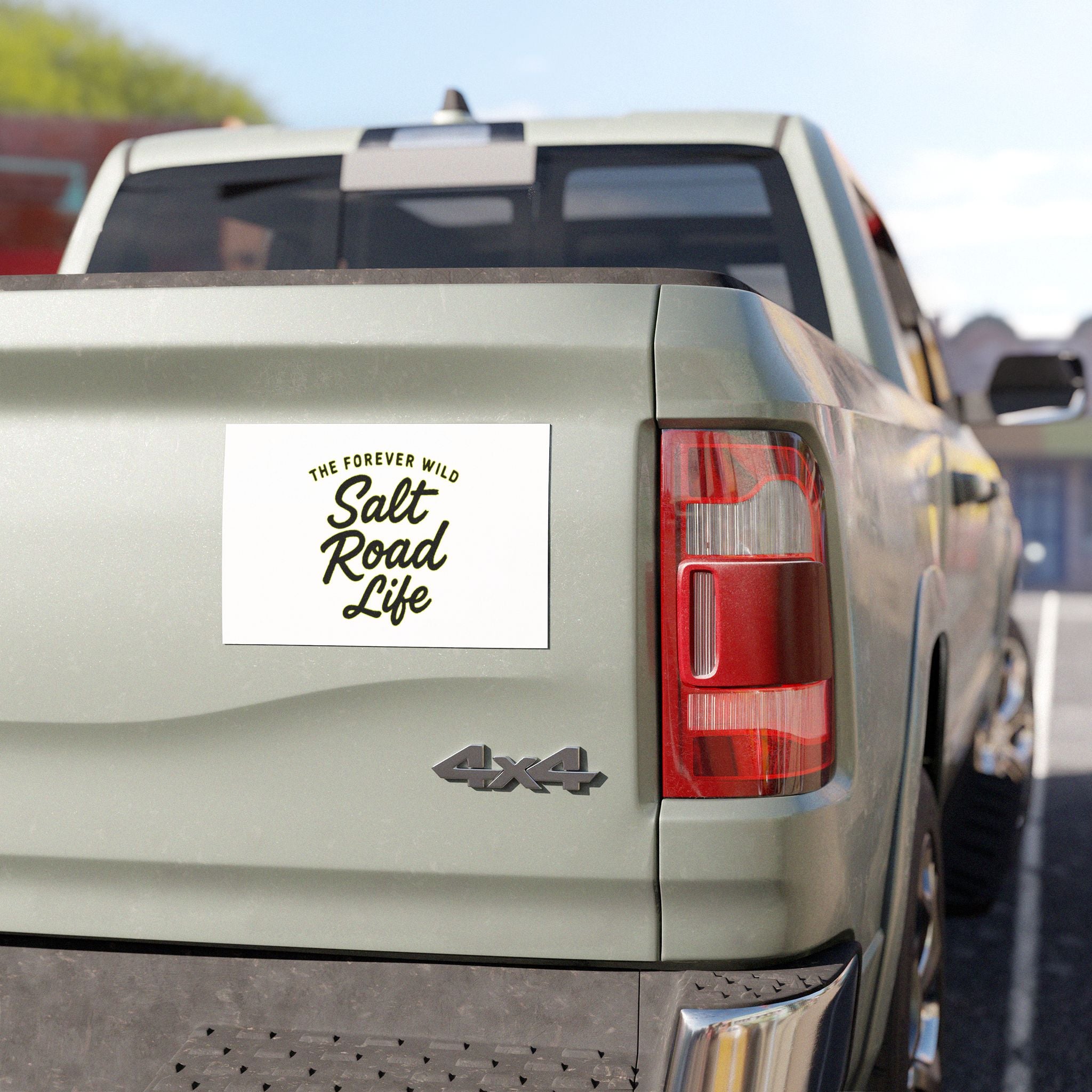 Salt Road Life Car Magnet — "The Forever Wild" Outdoor Adventure Decal
