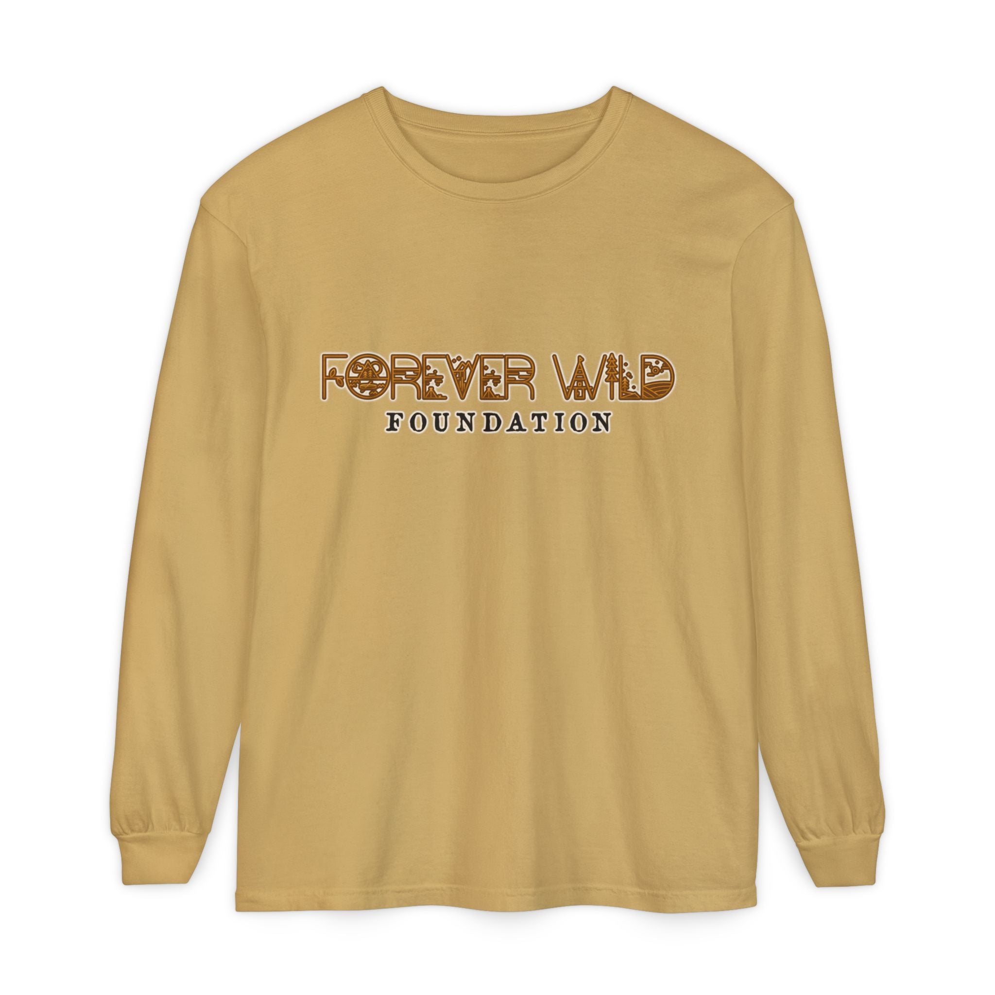 Forever Wild Foundation logo Long Sleeve T-Shirt | Nature Conservation