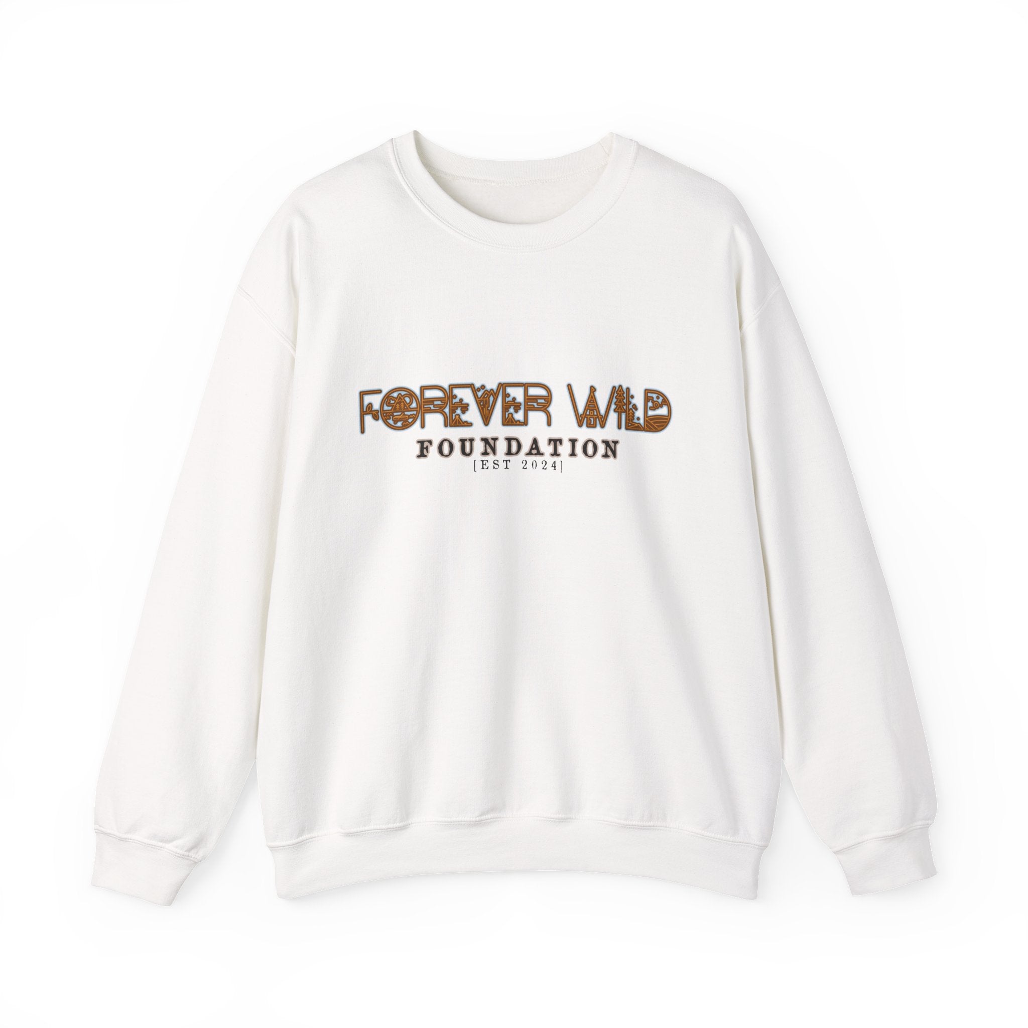 Forever Wild Foundation text sweatshirt | Crewneck Sweatshirt