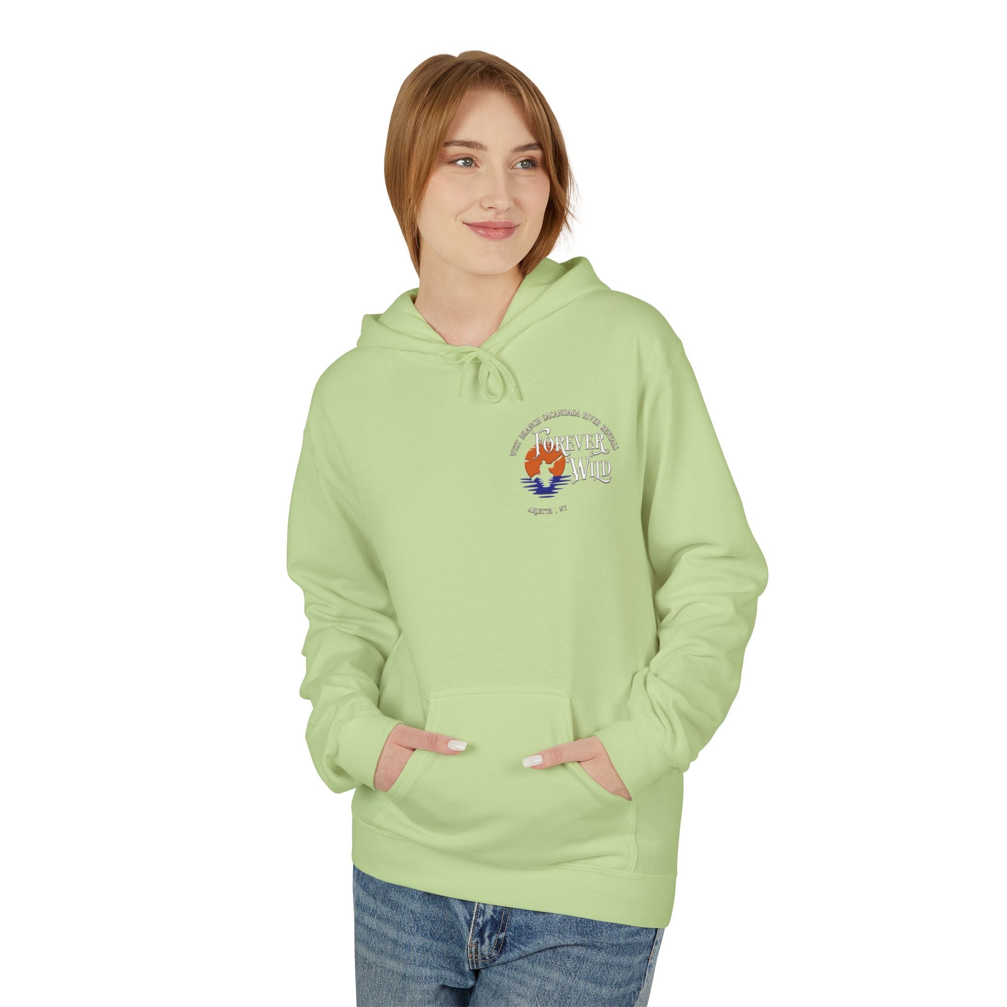 Forever Wild Tavern Adirondack Hoodie — Summer Logo