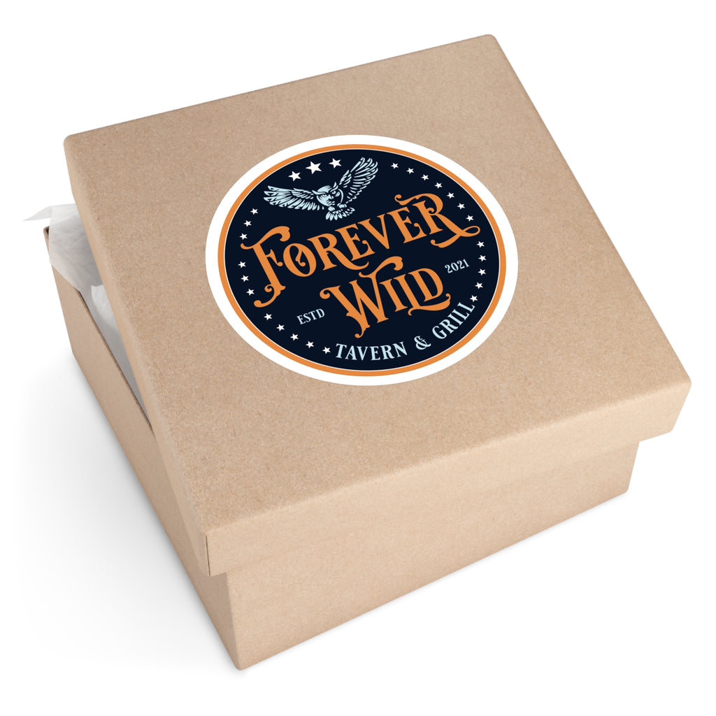 Forever Wild Round Stickers, Indoor\Outdoor