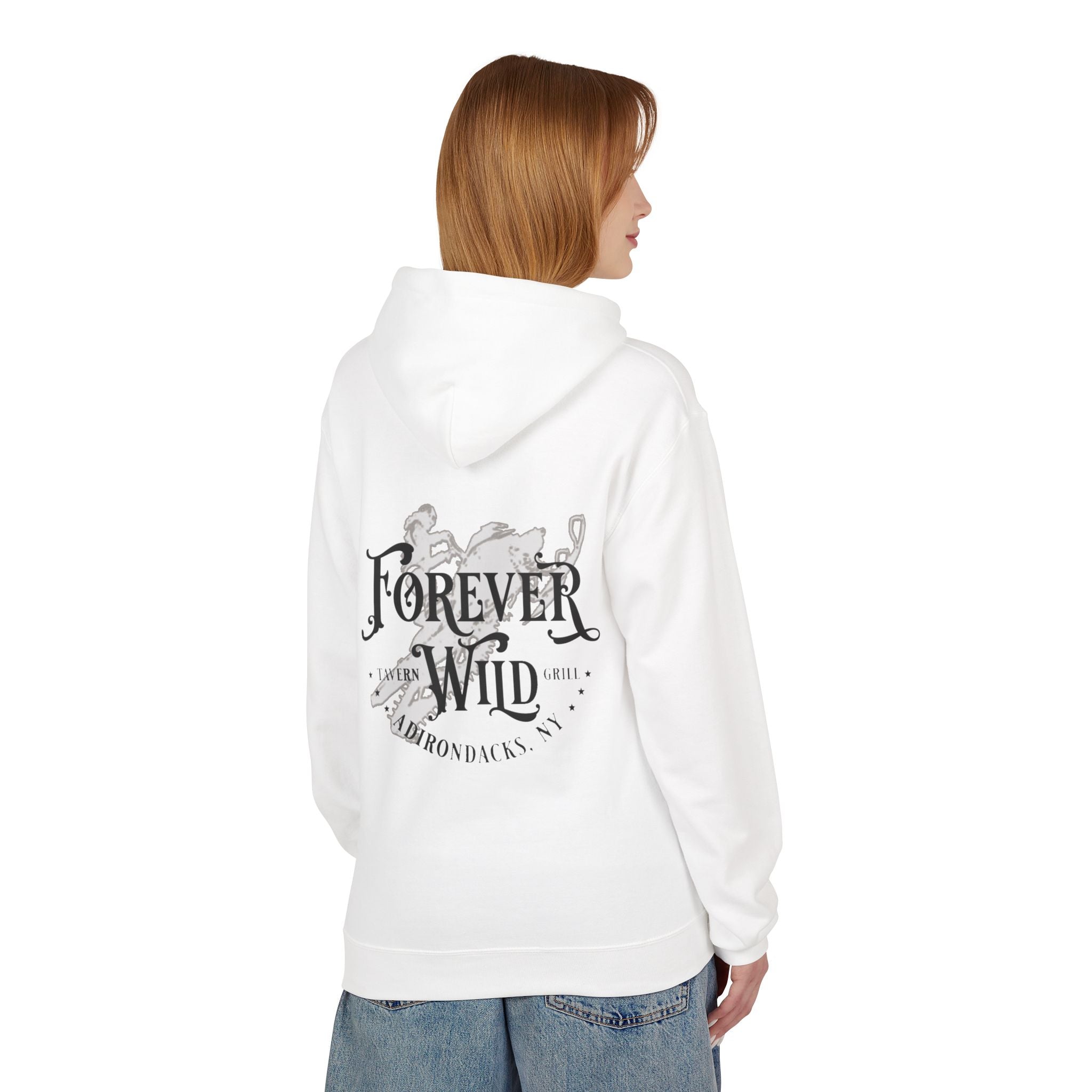Forever Wild Tavern Snowmobile Hoodie | Winter Logo UNISEX