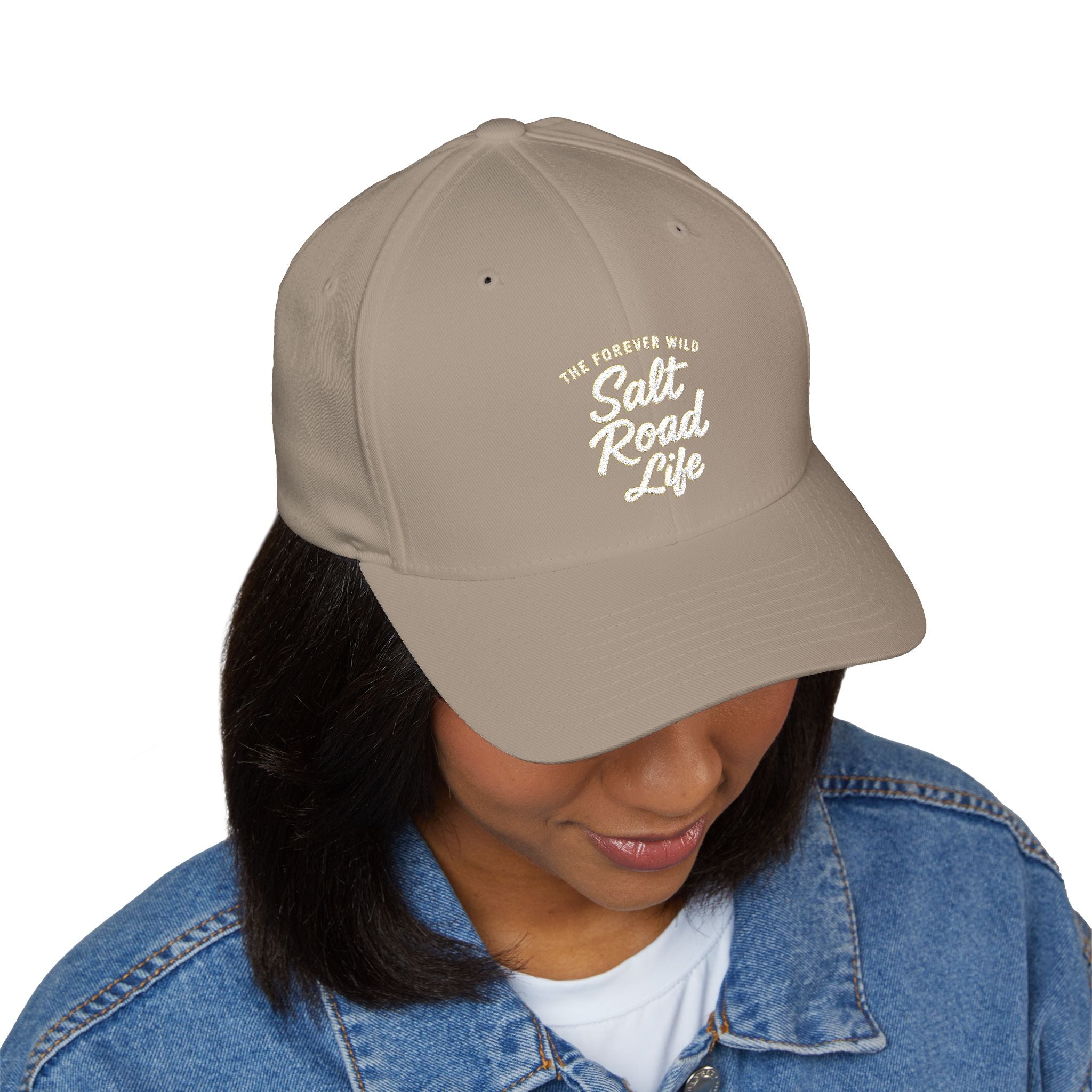Salt Road Life Embroidery Cap | Closed-Back Structured Cap