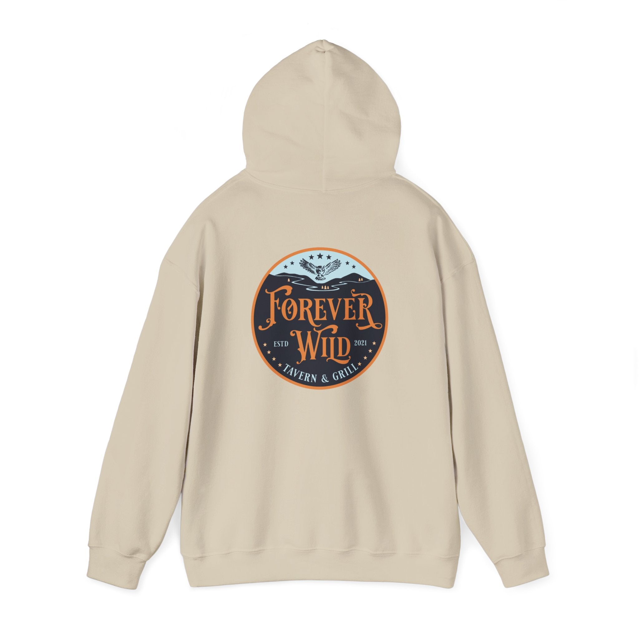 Forever Wild Tavern hoodie | Pullover Sweatshirt, Both Sides