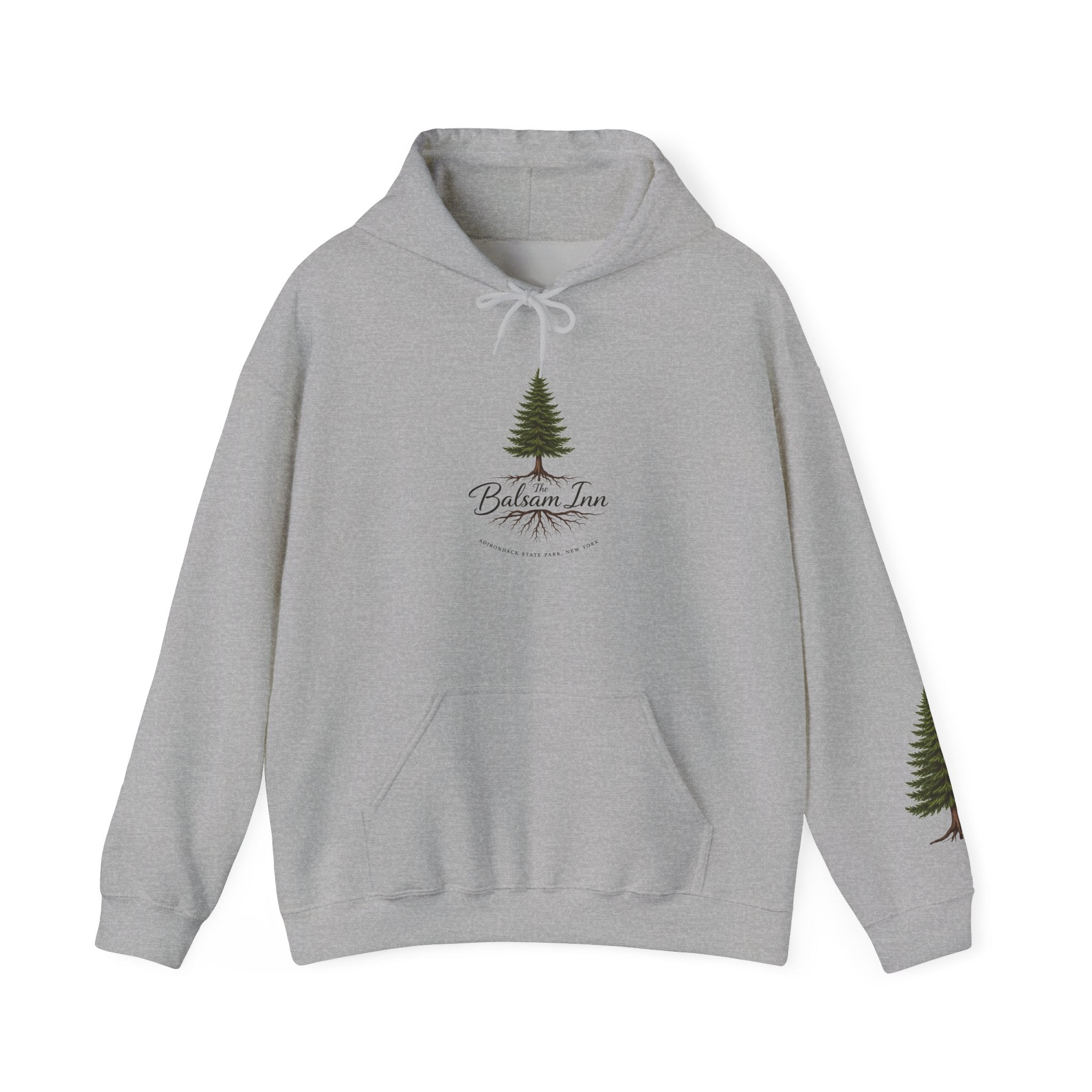 Hoodie - Balsam Inn Pine Tree Hoodie with Roots Logo