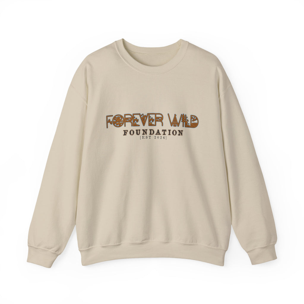Forever Wild Foundation text sweatshirt | Crewneck Sweatshirt