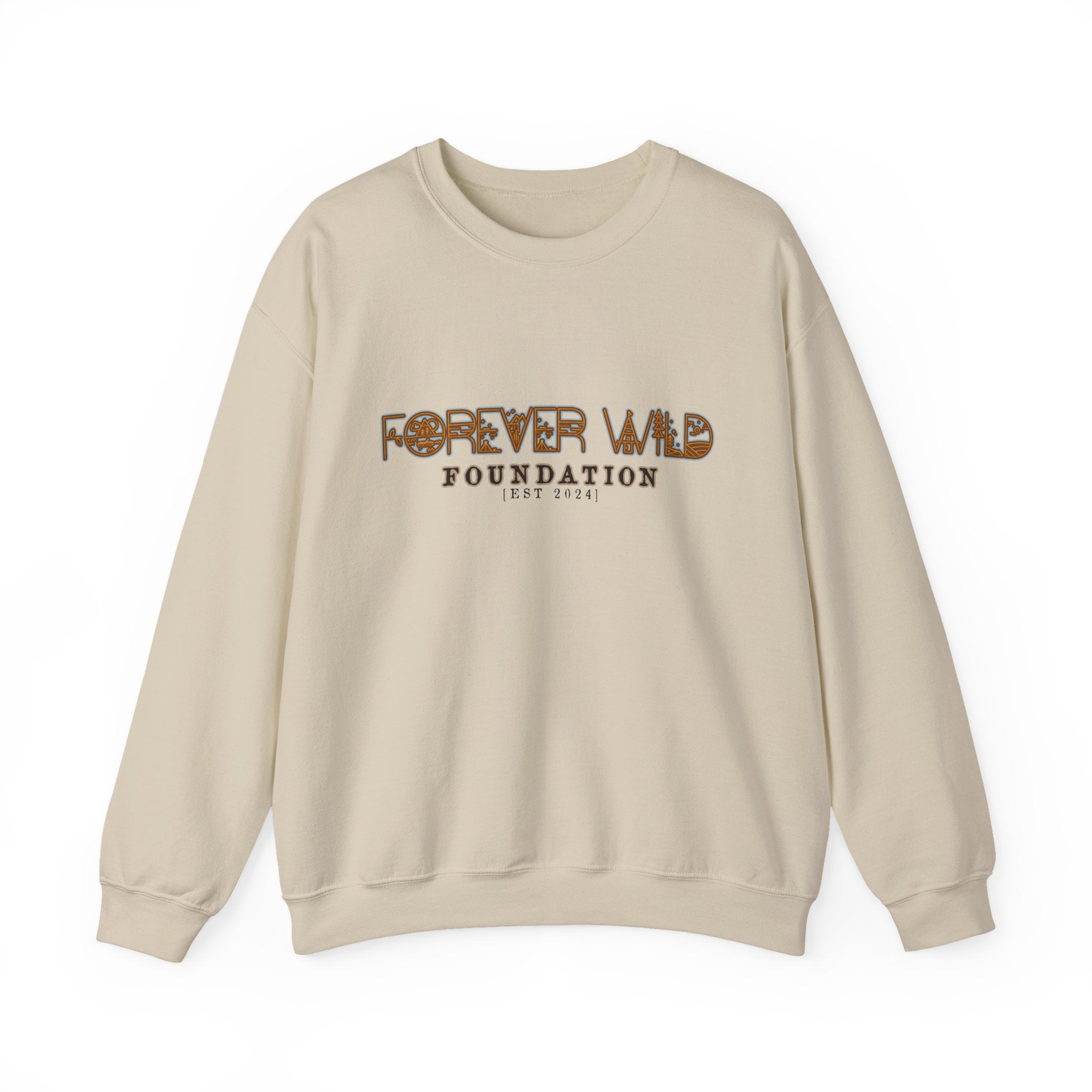 Forever Wild Foundation text sweatshirt | Crewneck Sweatshirt