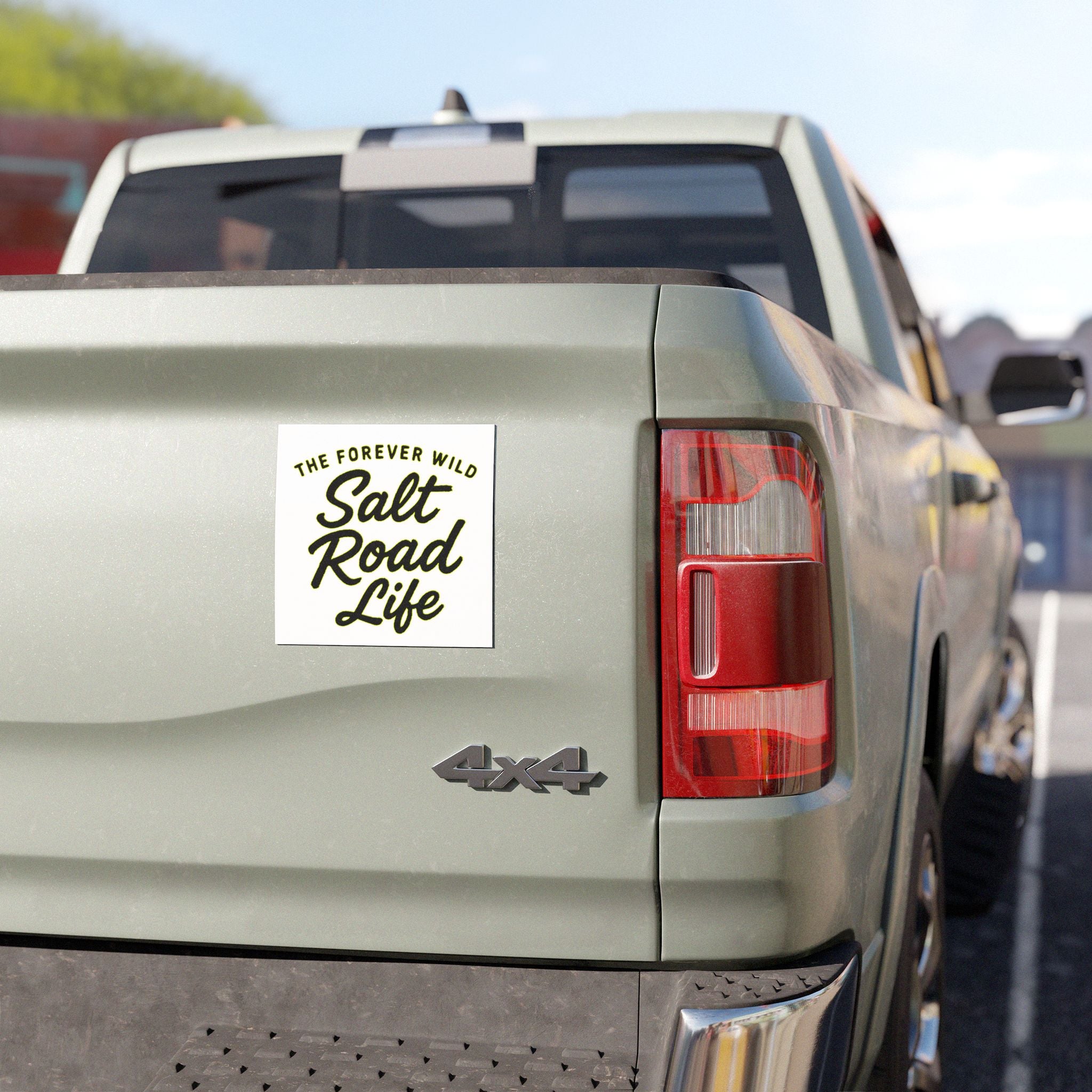 Salt Road Life Car Magnet — "The Forever Wild" Outdoor Adventure Decal