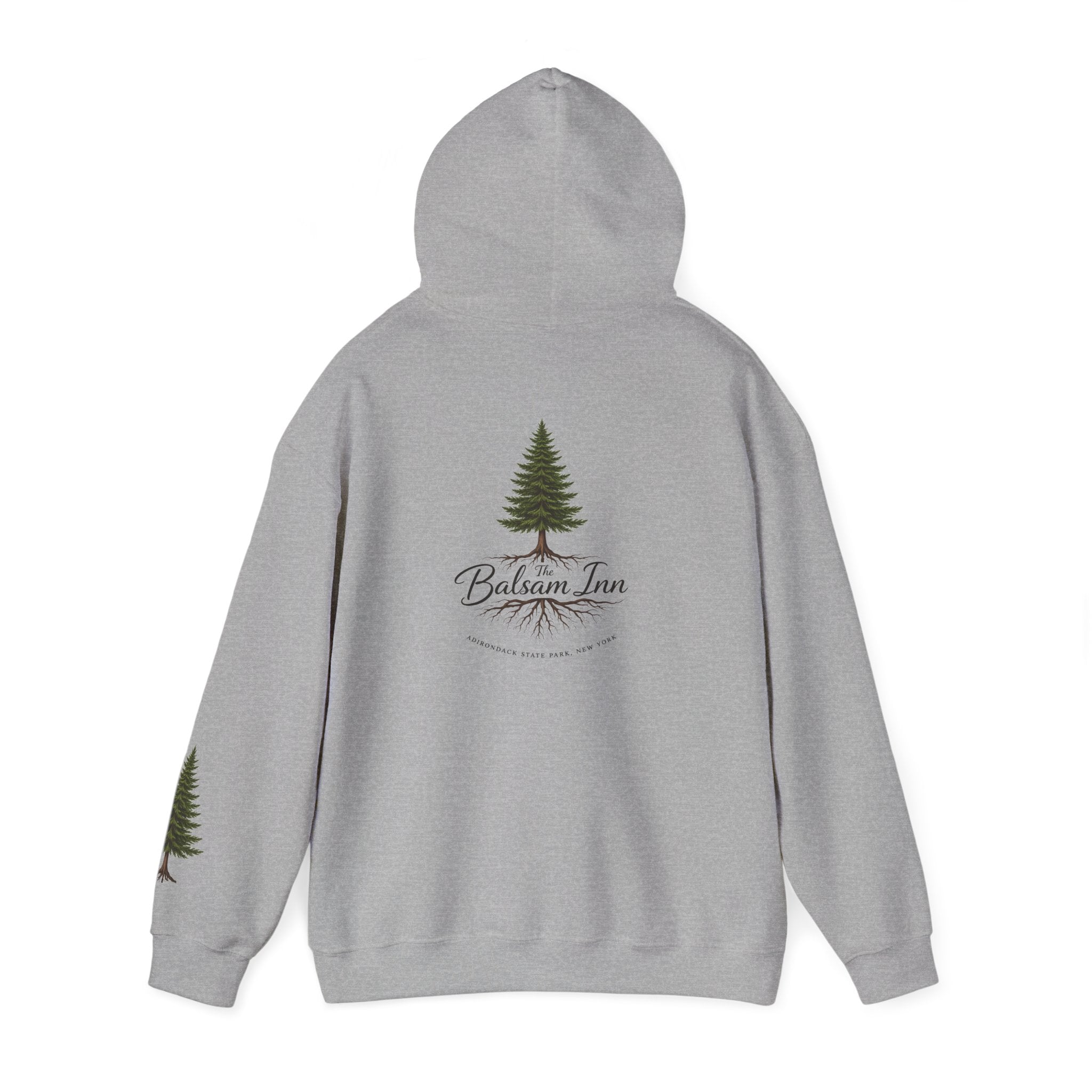 Hoodie - Balsam Inn Pine Tree Hoodie with Roots Logo