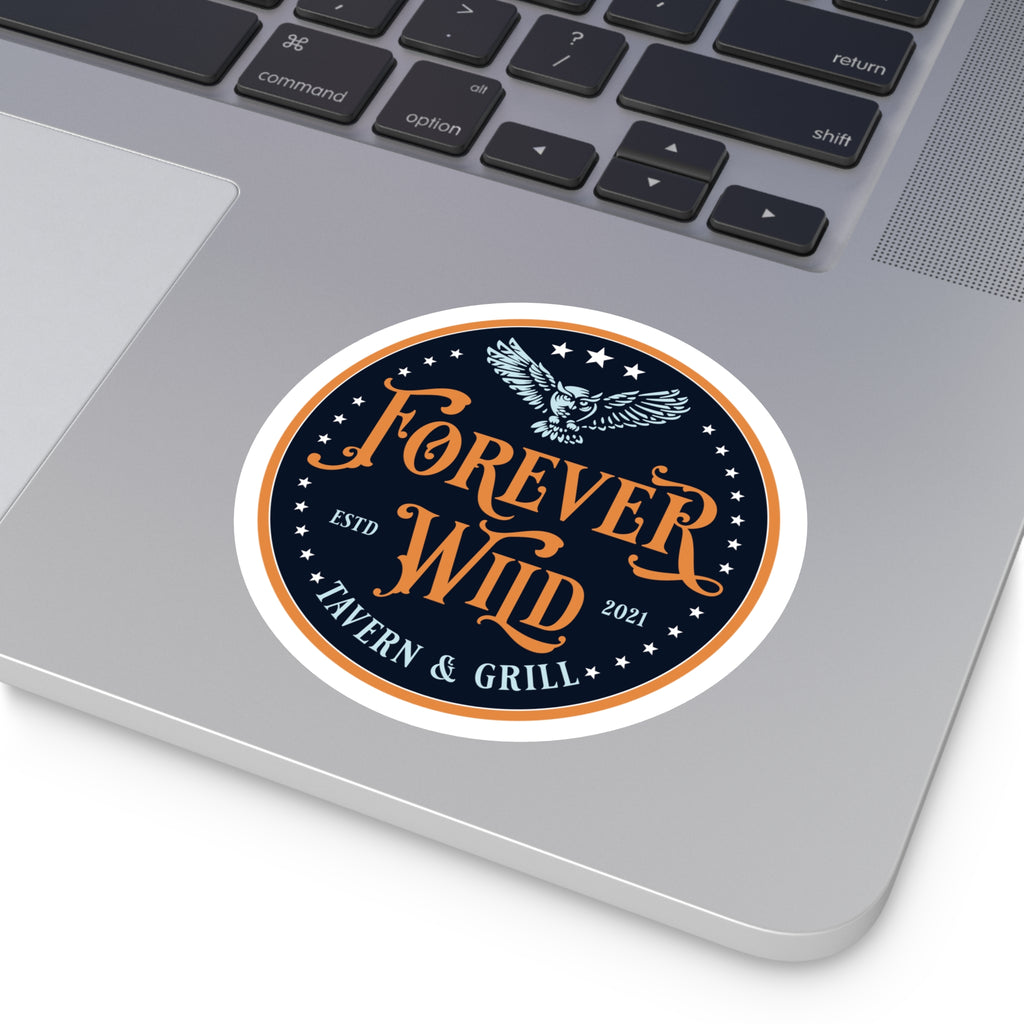 Forever Wild Round Stickers, Indoor\Outdoor