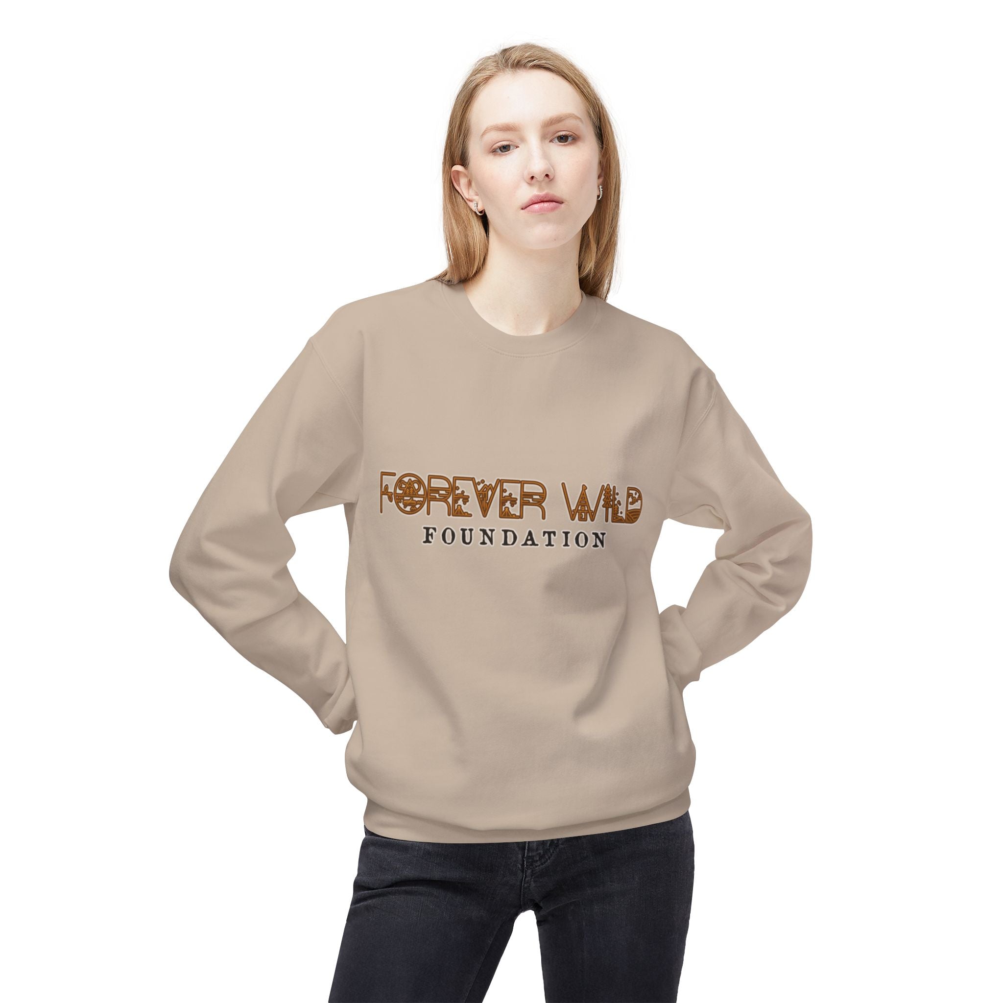 Forever Wild Foundation crewneck sweatshirt | Adirondacks Mercandise