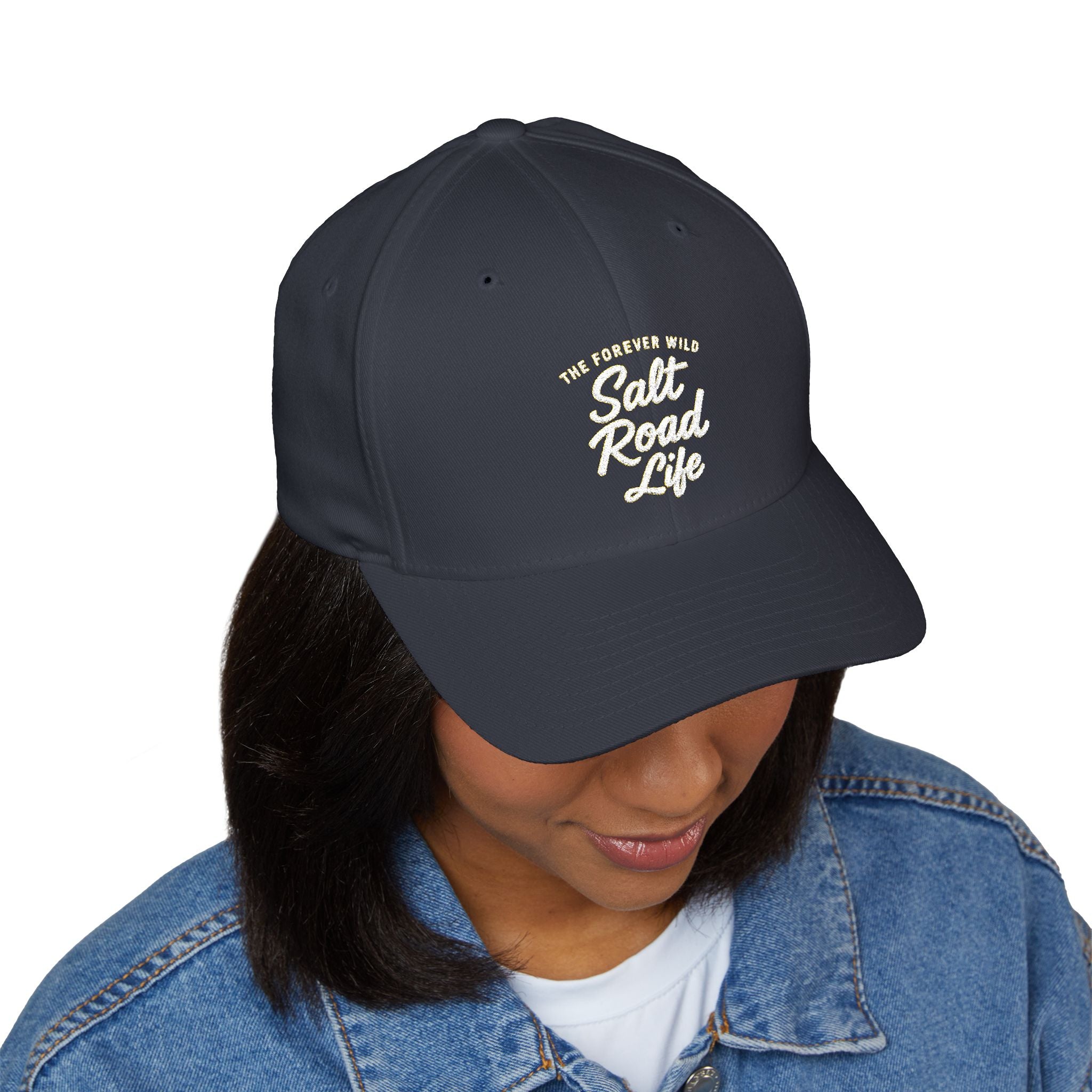 Salt Road Life Embroidery Cap | Closed-Back Structured Cap
