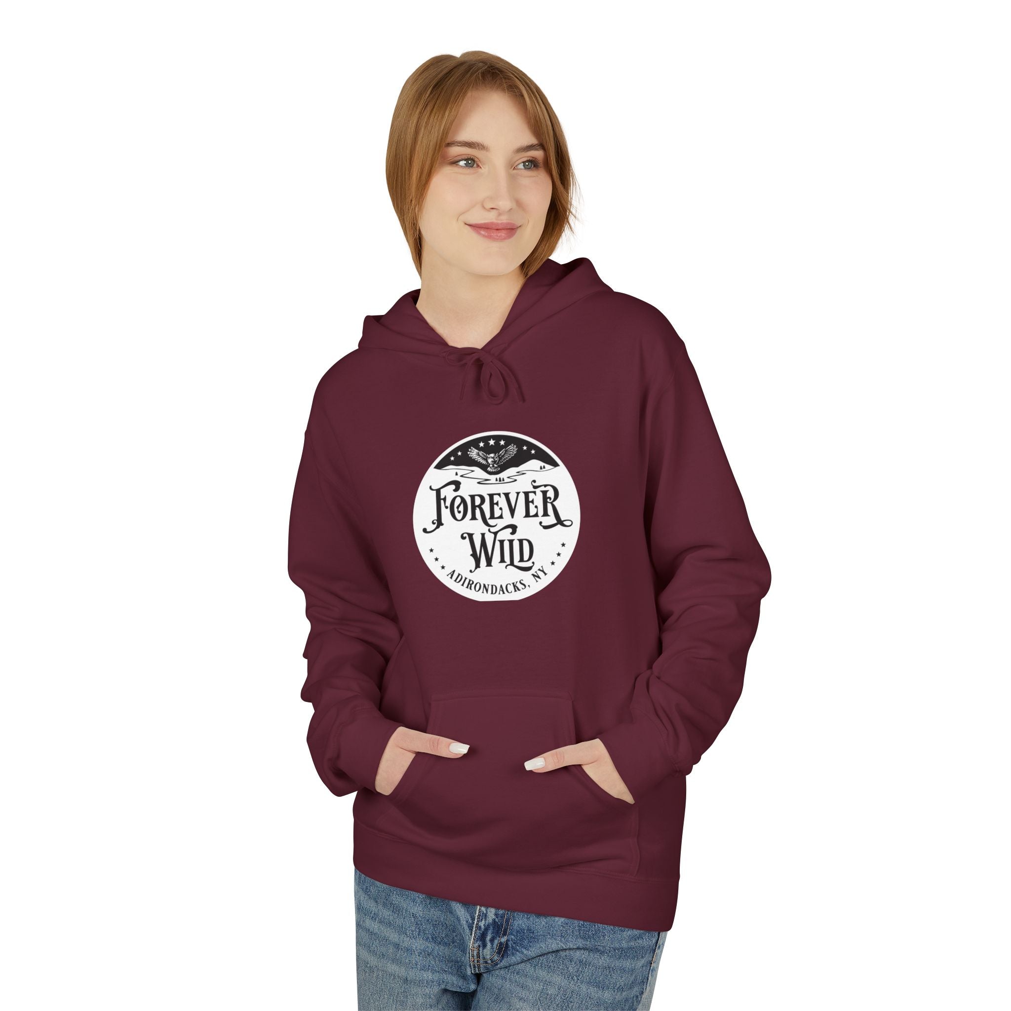 Hoodie — "Forever Wild" Adirondack Park Edition (Front Only!)