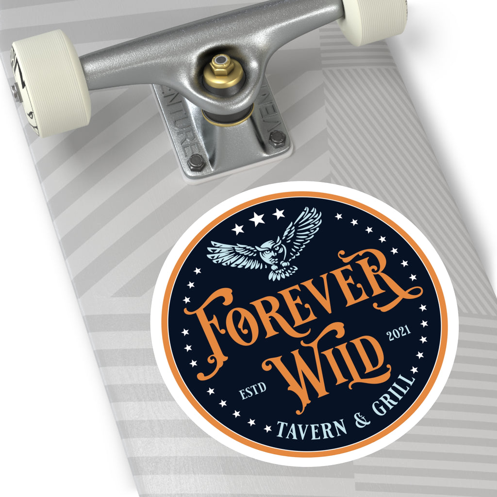 Forever Wild Round Stickers, Indoor\Outdoor