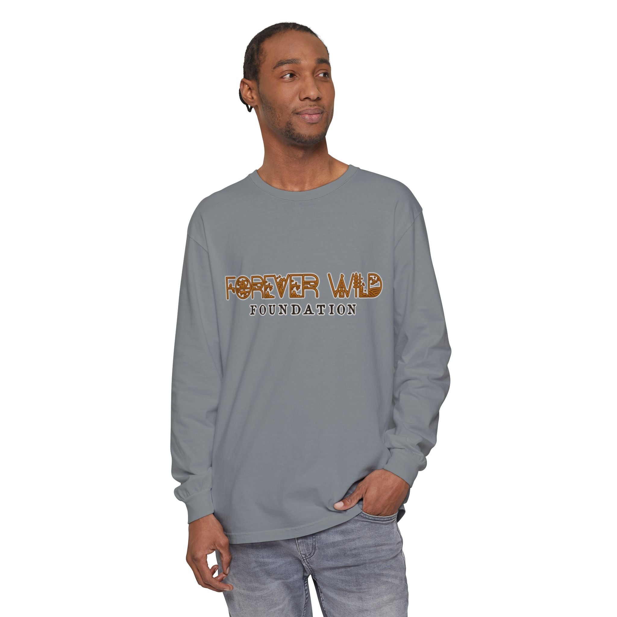 Forever Wild Foundation logo Long Sleeve T-Shirt | Nature Conservation