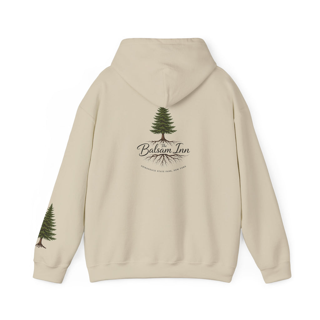 Hoodie - Balsam Inn Pine Tree Hoodie with Roots Logo
