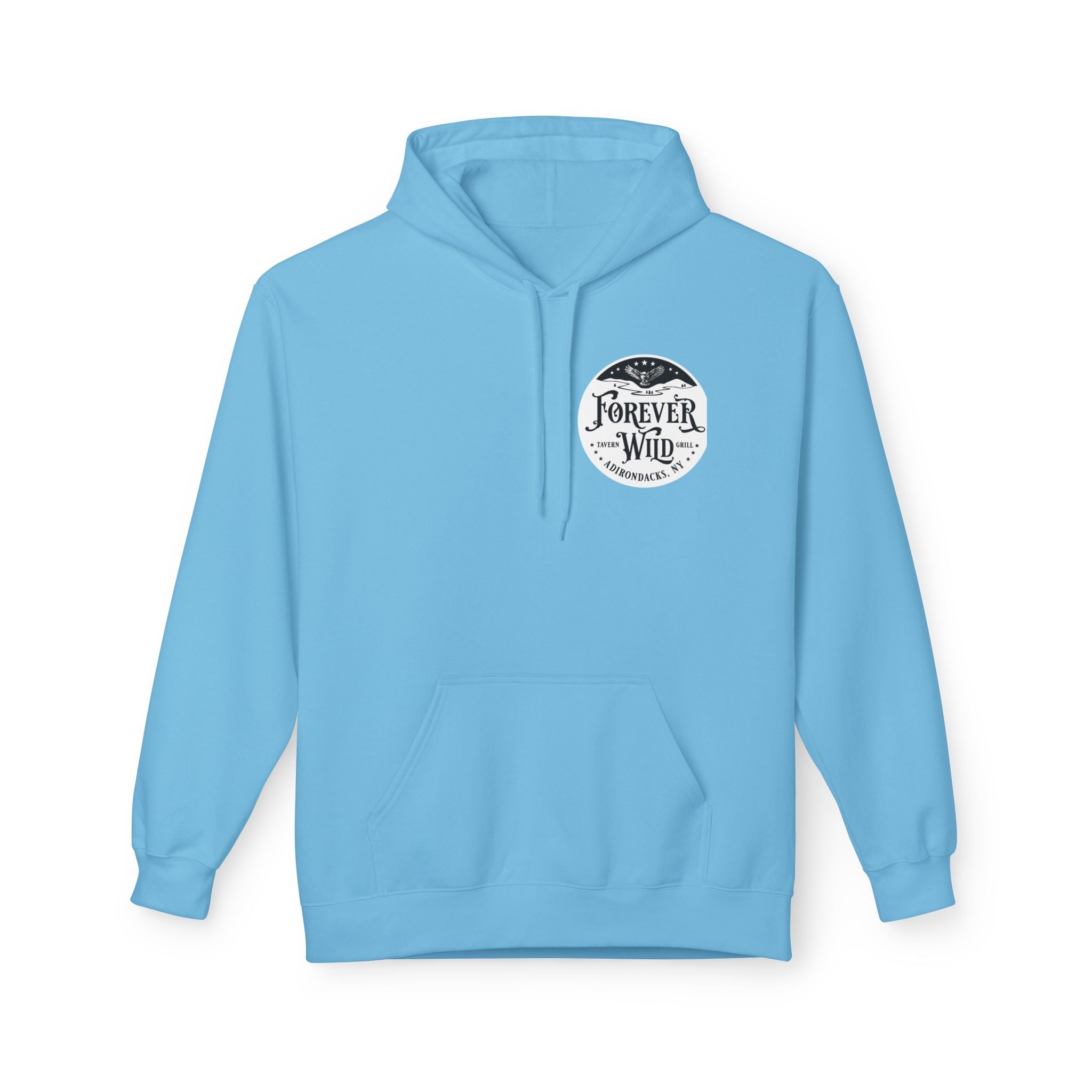 Forever Wild Tavern Snowmobile Hoodie | Winter Logo UNISEX