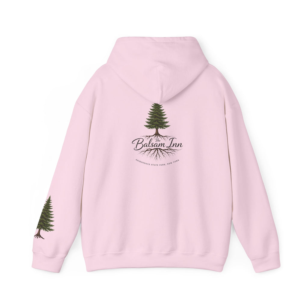 Hoodie - Balsam Inn Pine Tree Hoodie with Roots Logo