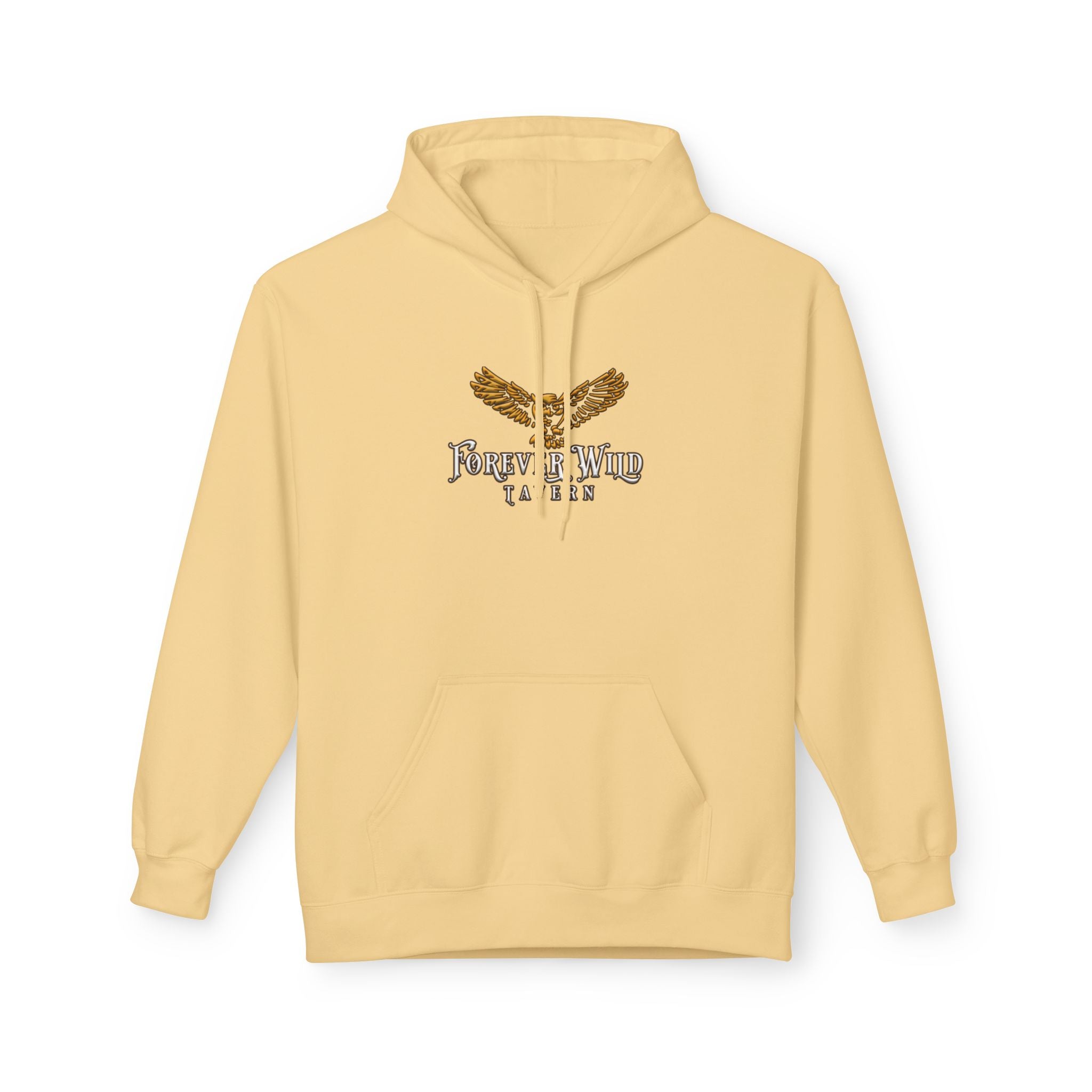 Forever Wild Tavern Hoodie — Historic Logo Large Front Logo