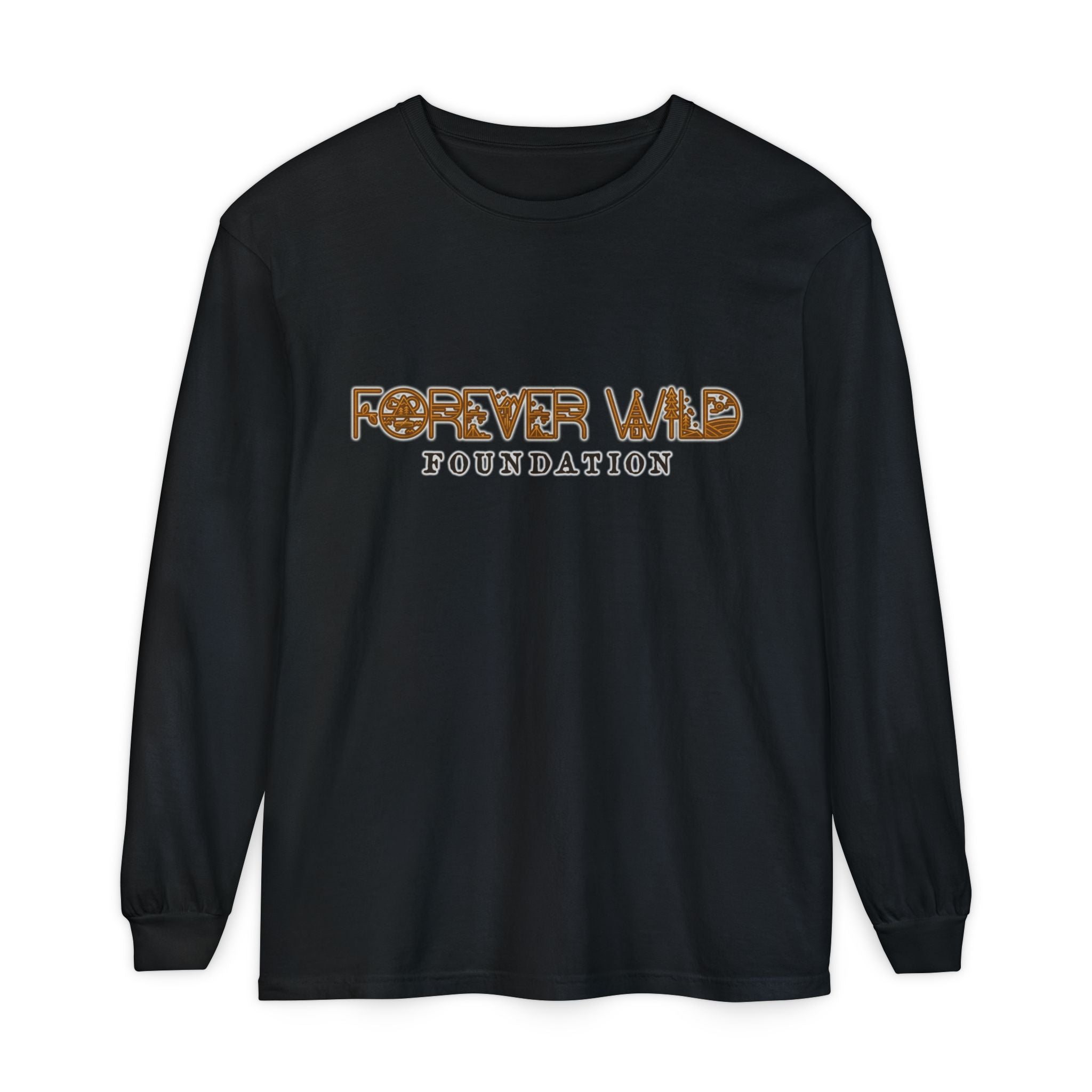Forever Wild Foundation logo Long Sleeve T-Shirt | Nature Conservation