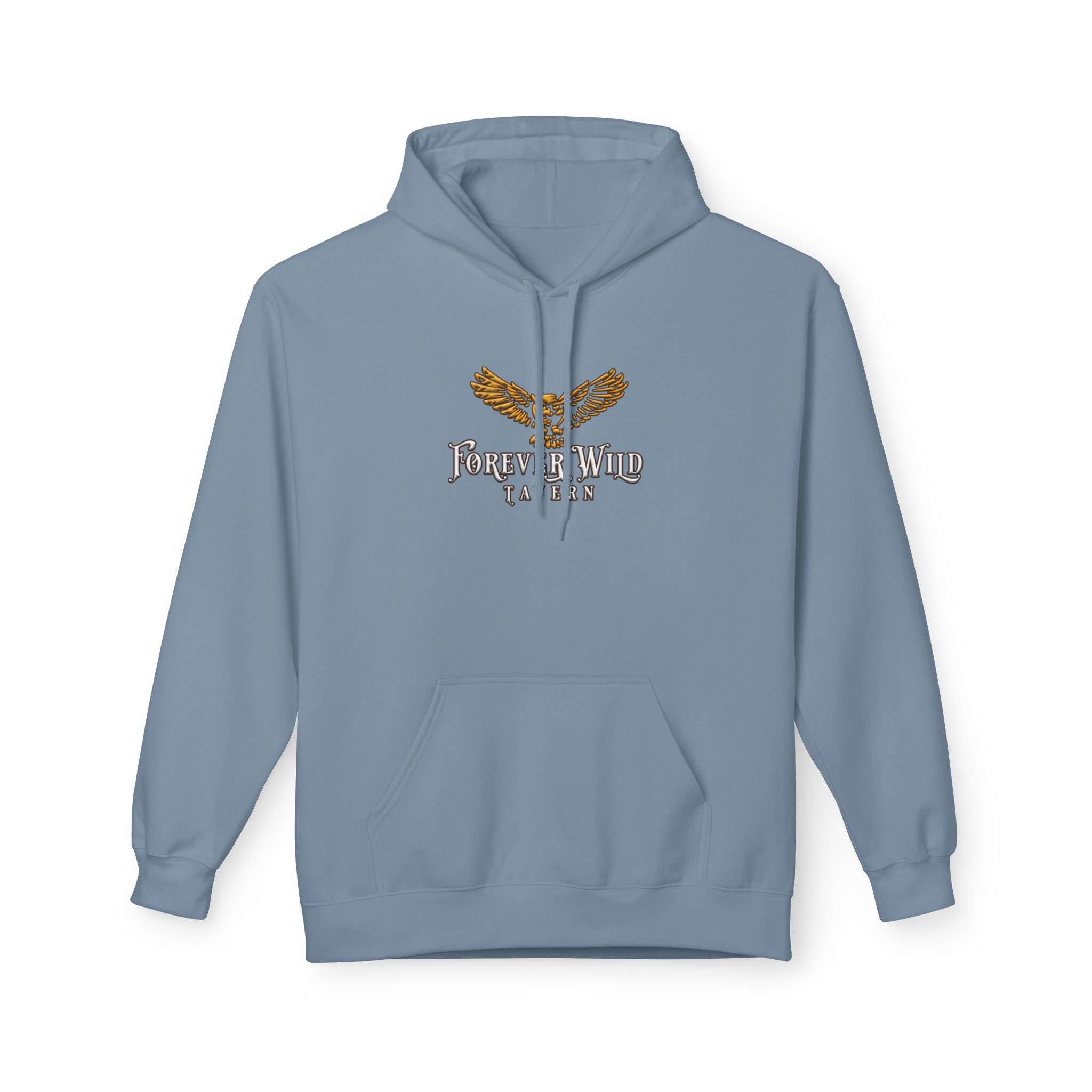 Forever Wild Tavern Hoodie — Historic Logo Large Front Logo